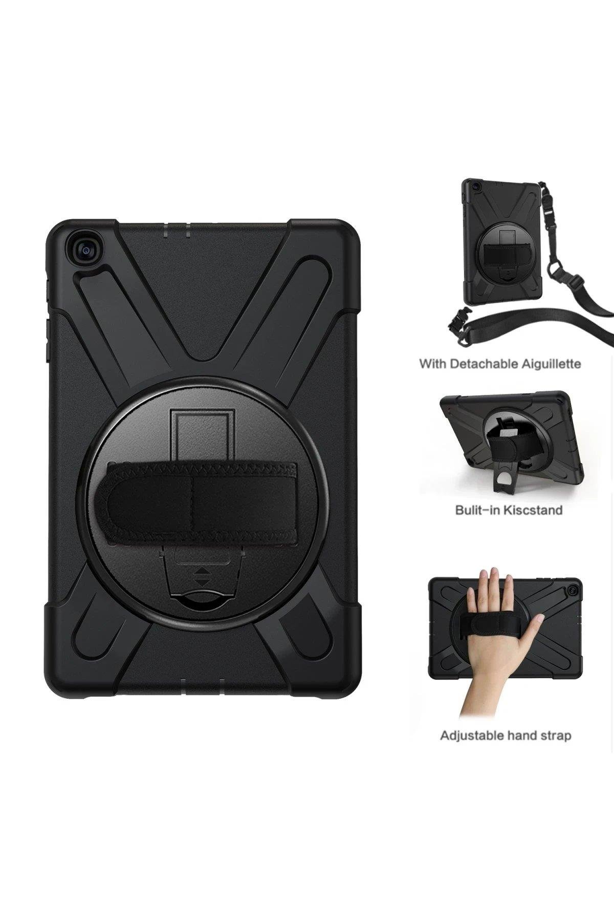 Newface Samsung Galaxy T510 Tab A 10.1 Kılıf Amazing Tablet Kapak - Siyah