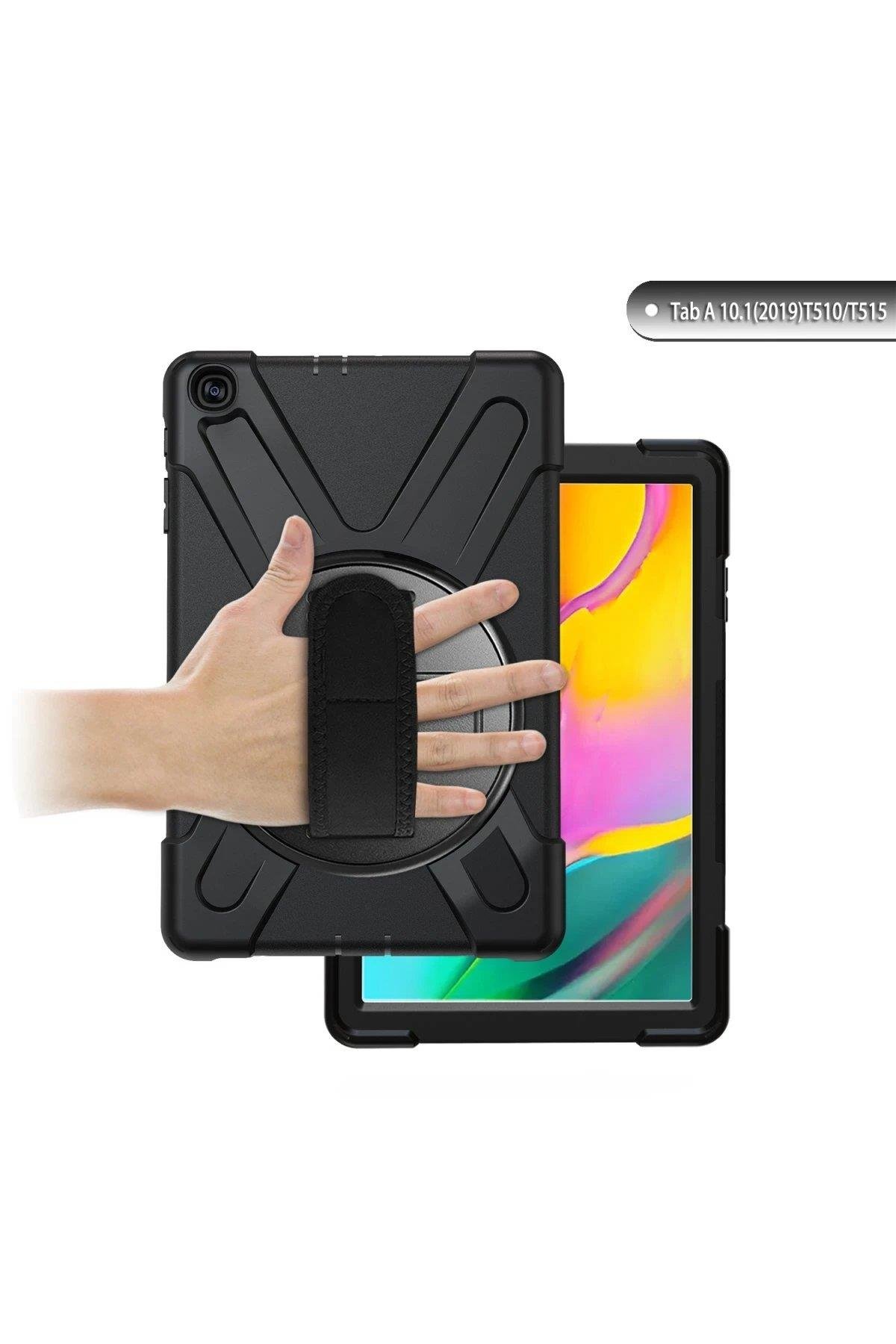 Newface Samsung Galaxy T510 Tab A 10.1 Kılıf Amazing Tablet Kapak - Siyah