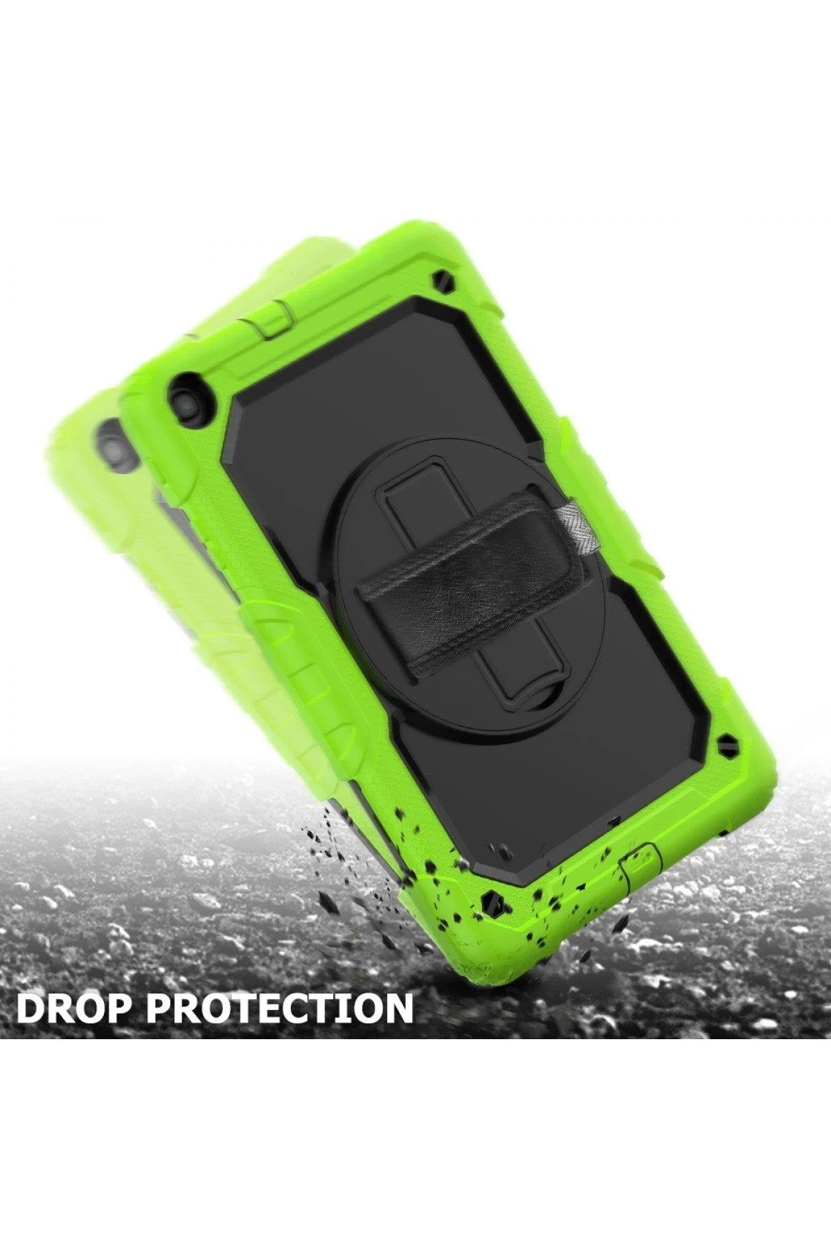 Newface Samsung Galaxy T510 Tab A 10.1 Kılıf Pars Tablet Kapak - Yeşil