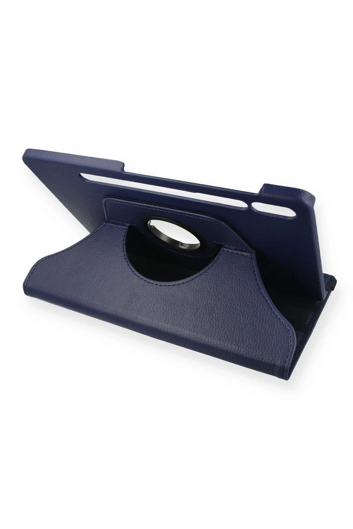 Newface Samsung Galaxy T870 Tab S7 11 Kılıf 360 Tablet Deri Kılıf - Lacivert