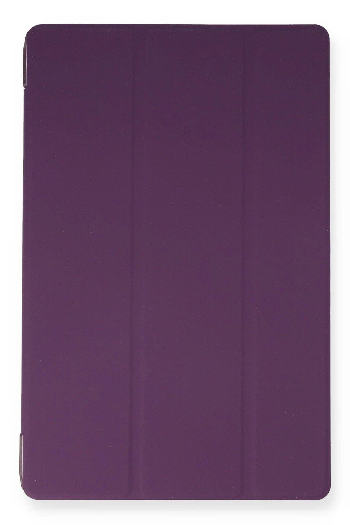Newface Samsung Galaxy T970 Tab S7 Plus 12.4 Kılıf Tablet Smart Kılıf - Mor
