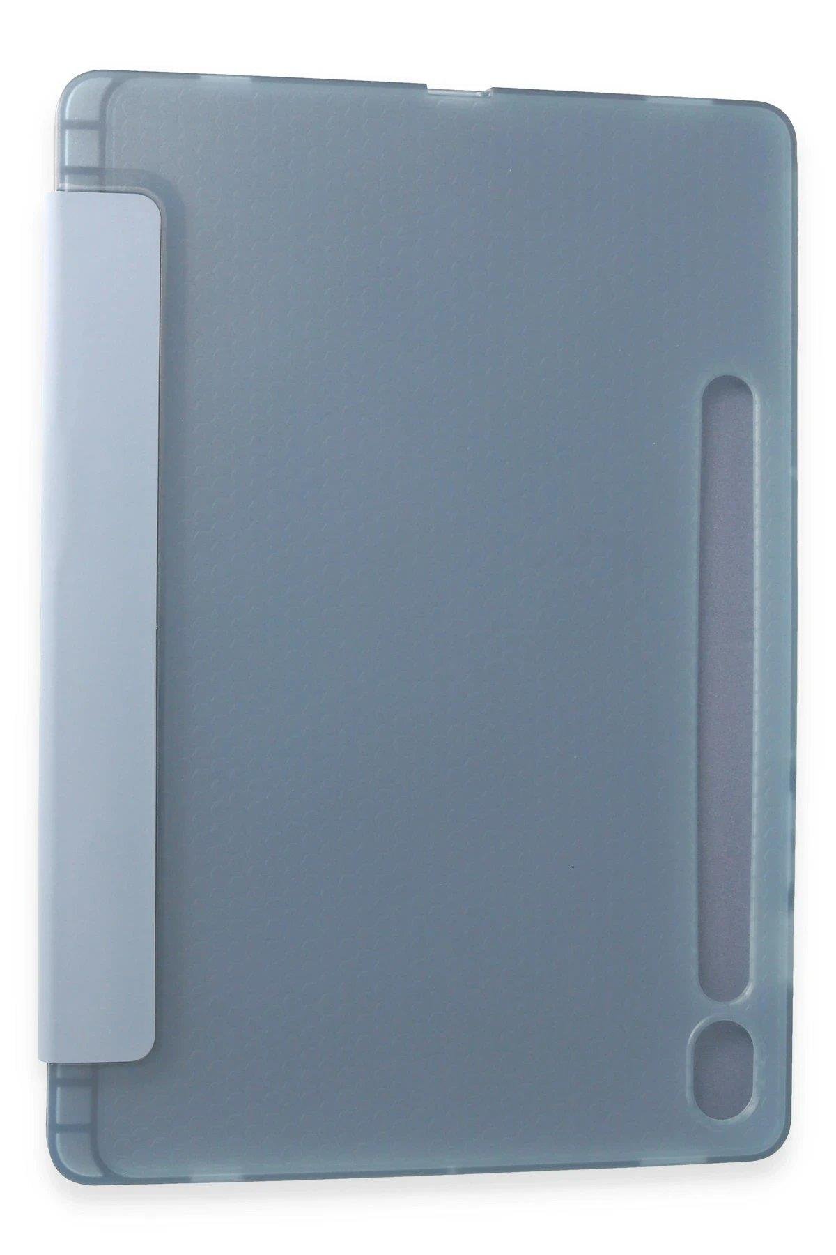 Newface Samsung Galaxy Tab A9 Kılıf Kalemlikli Mars Tablet Kılıfı - Mavi