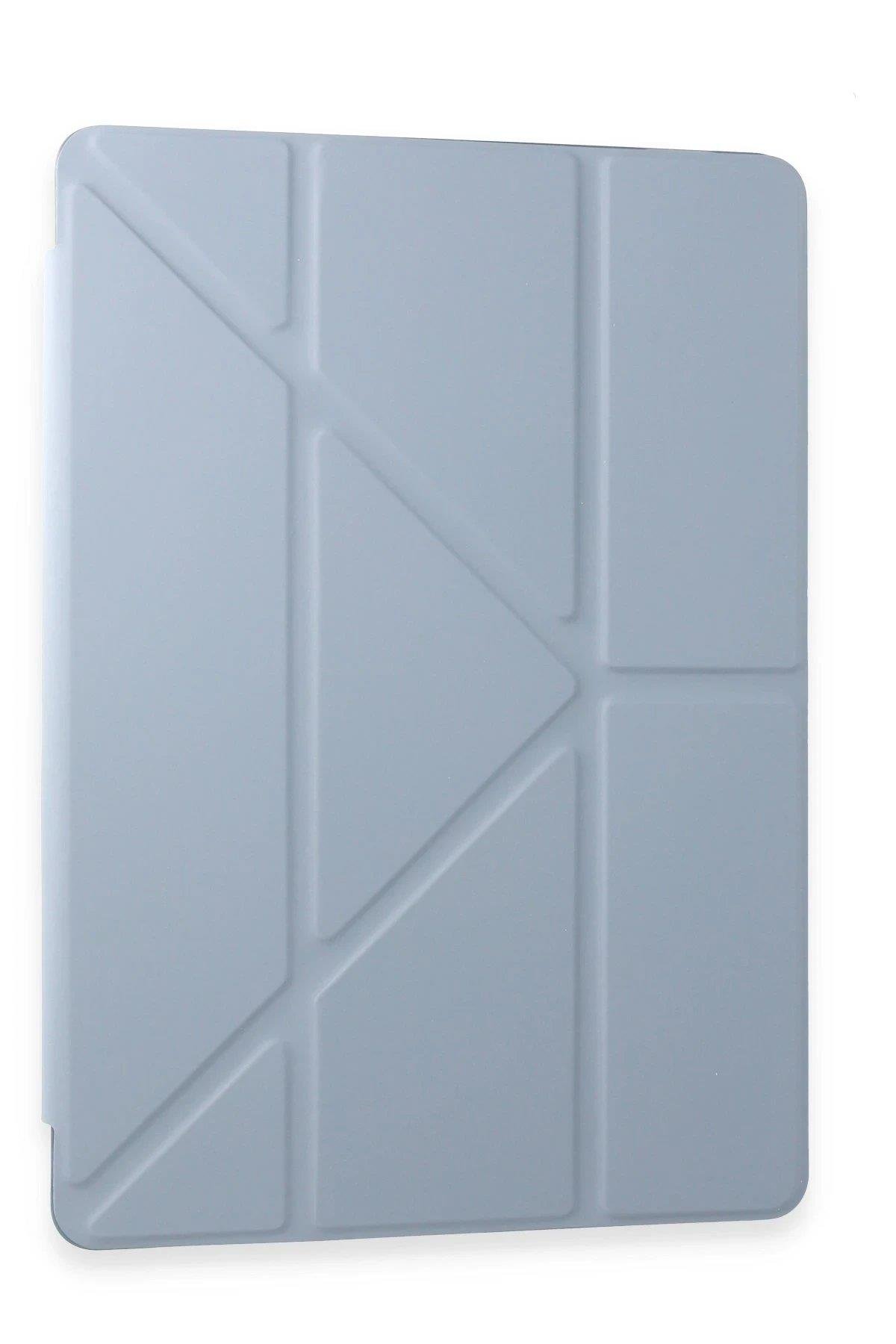 Newface Samsung Galaxy Tab A9 Kılıf Kalemlikli Mars Tablet Kılıfı - Mavi