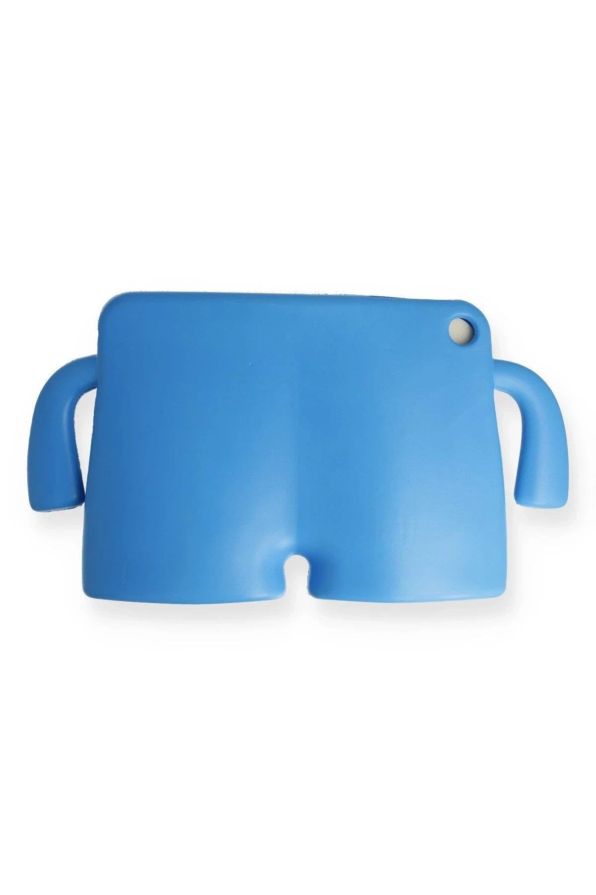 Newface Samsung Galaxy Tab A9 Kılıf Karakter Tablet Silikon - Mavi