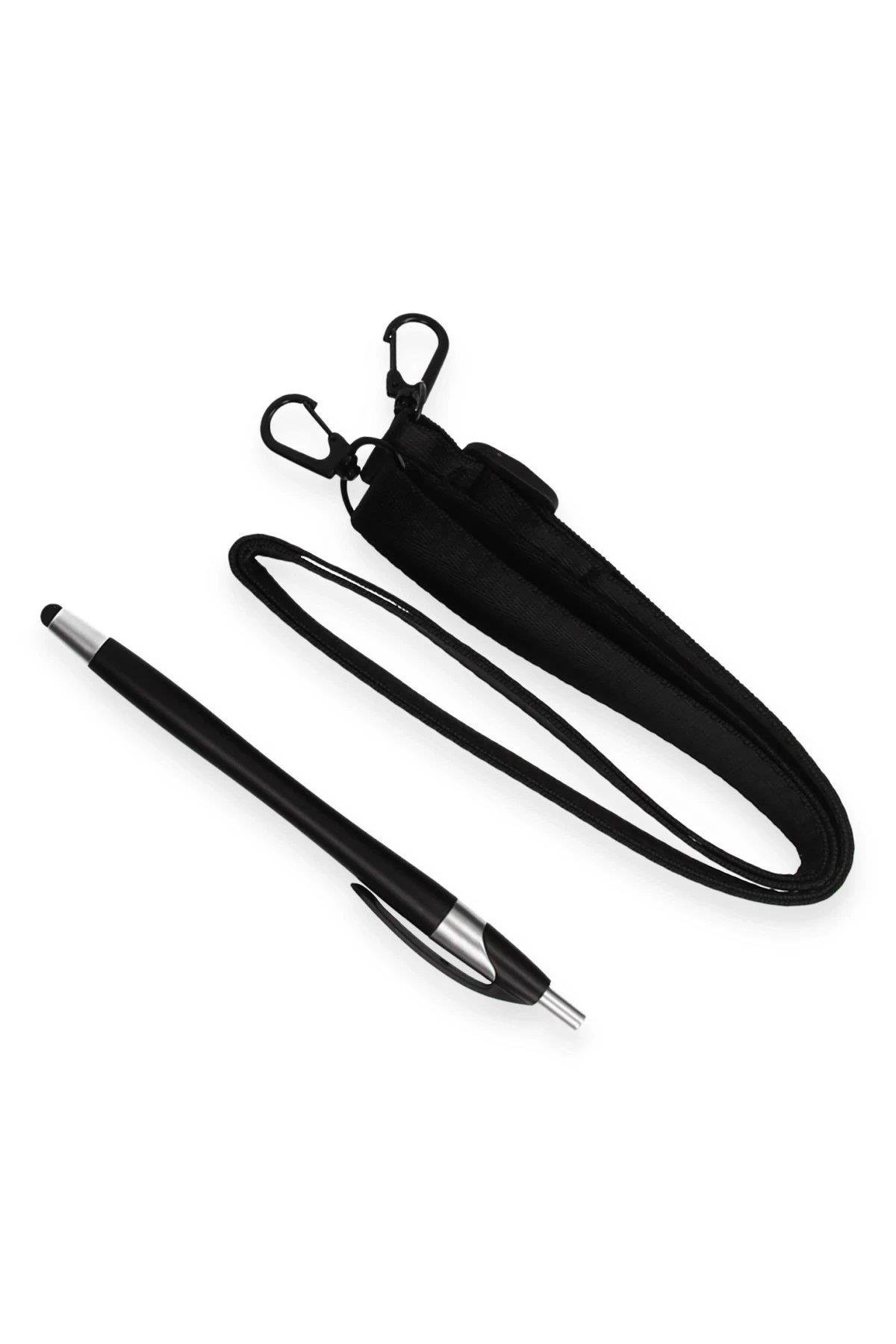 Newface Samsung Galaxy Tab A9 Kılıf Patpat El Tutma Aparatlı Standlı Tablet Silikon - Siyah