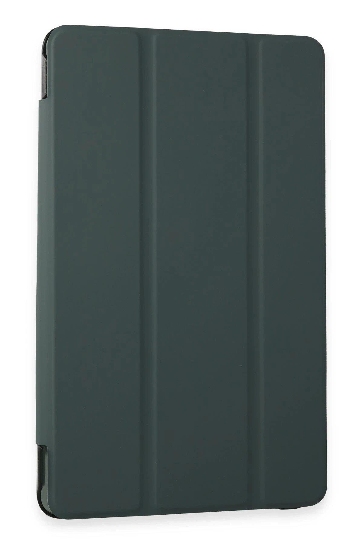 Newface Samsung Galaxy Tab A9 Kılıf Tablet Smart Kılıf - Koyu Yeşil