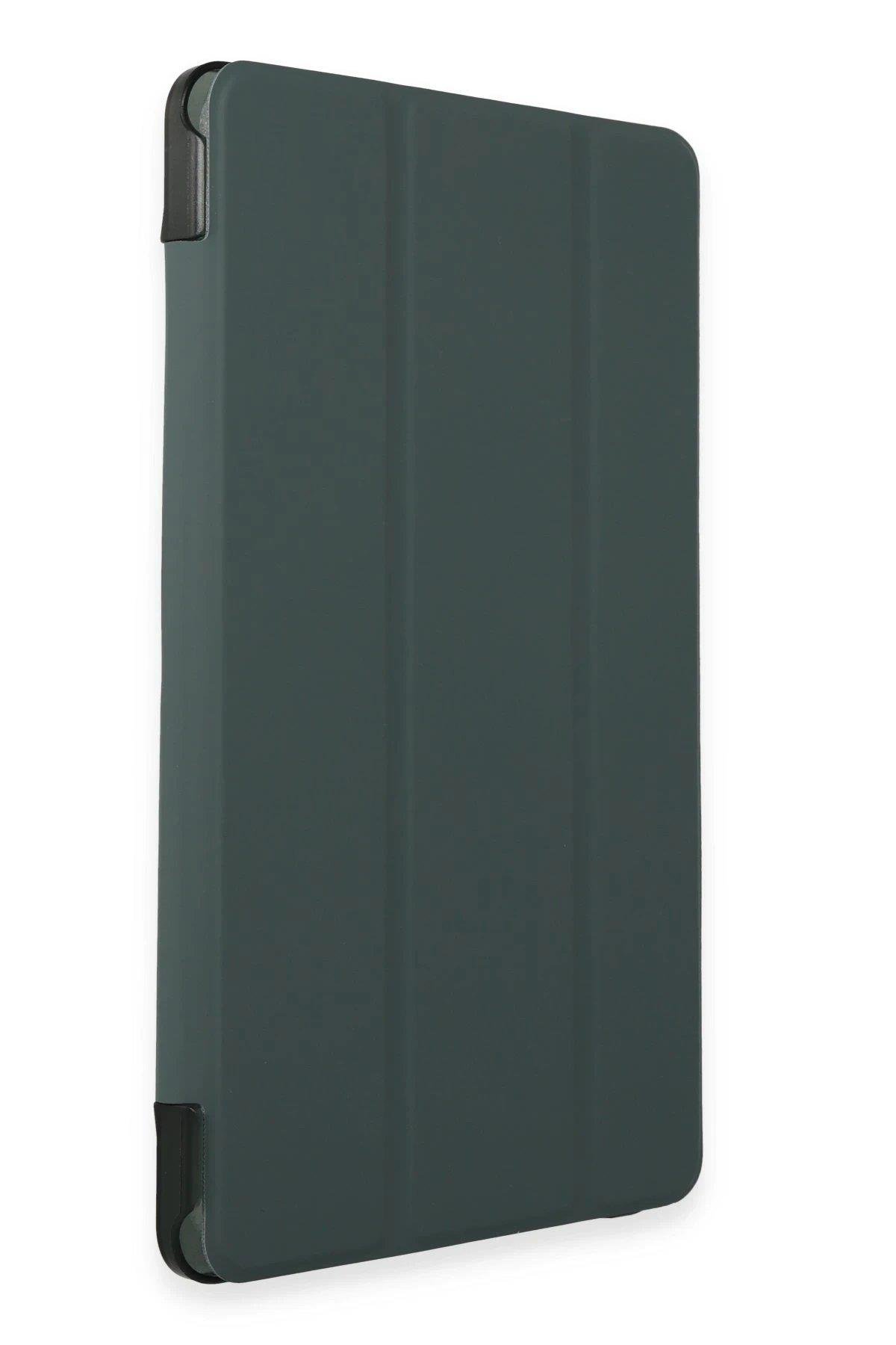 Newface Samsung Galaxy Tab A9 Kılıf Tablet Smart Kılıf - Koyu Yeşil