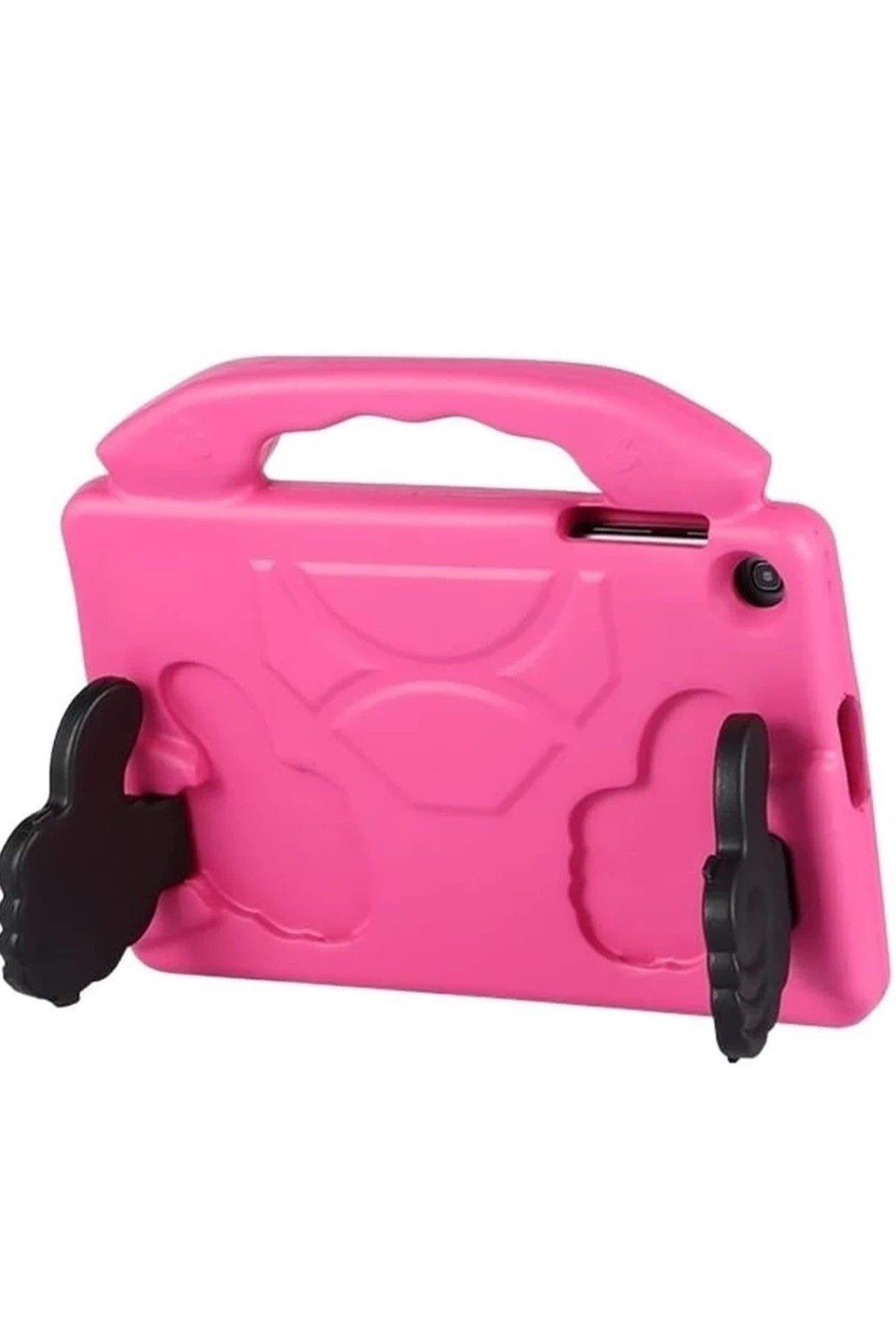 Newface Samsung Galaxy Tab A9 Plus Kılıf Like Stantlı Tablet Silikon - Pembe