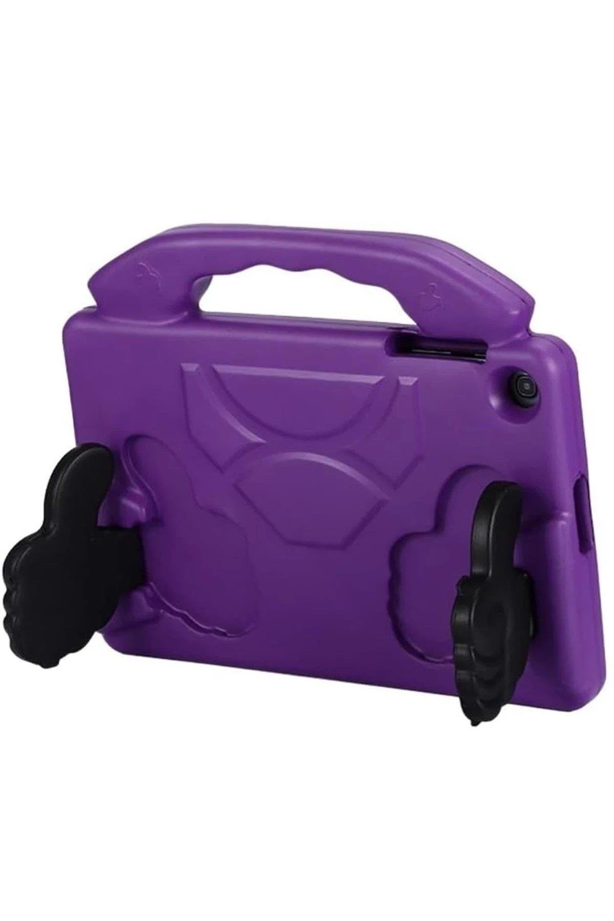 Newface Samsung Galaxy Tab A9 Plus Kılıf Like Stantlı Tablet Silikon - Mor