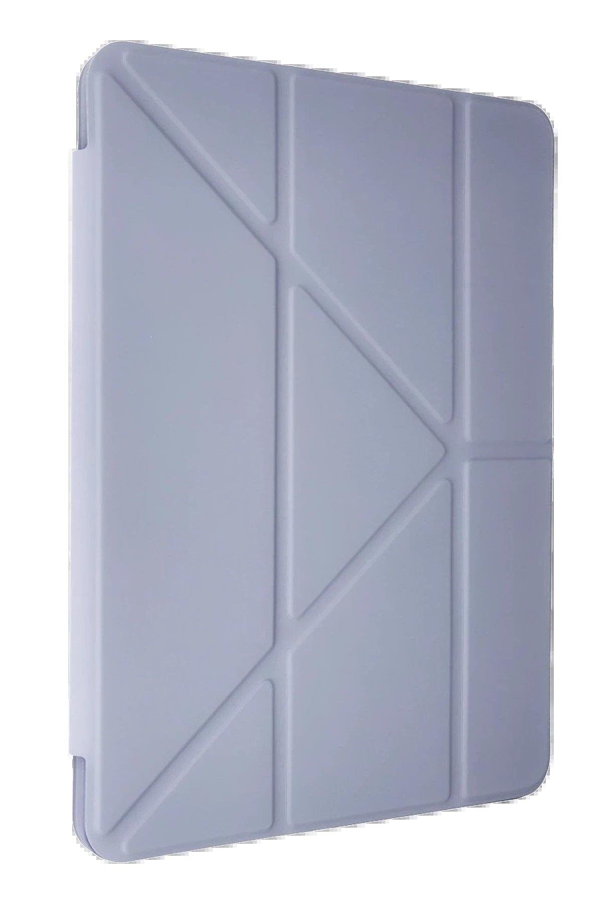 Newface Samsung Galaxy Tab A9 Plus Kılıf Kalemlikli Mars Tablet Kılıfı - Açık Mor