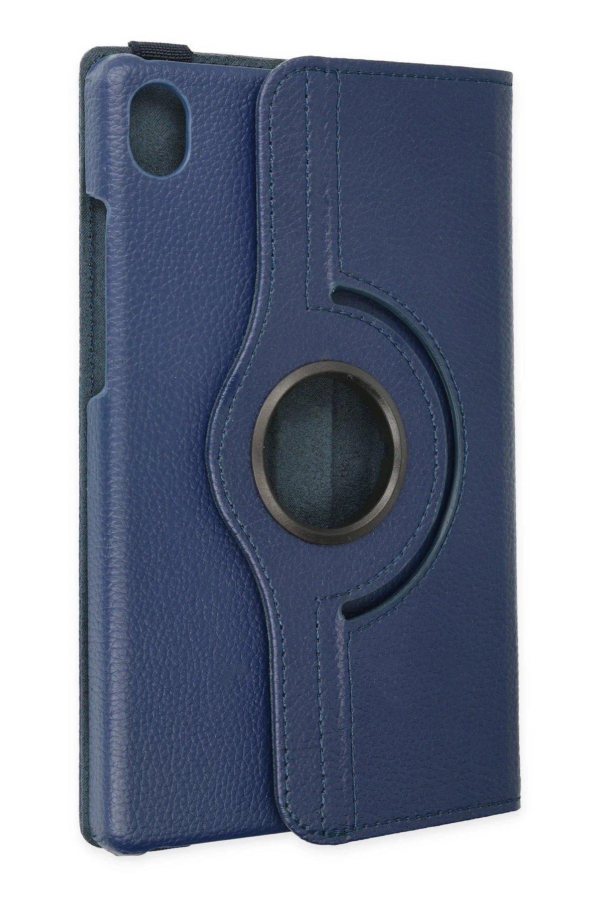 Newface Samsung Galaxy X510 Tab S9 FE 11 Kılıf 360 Tablet Deri Kılıf - Lacivert