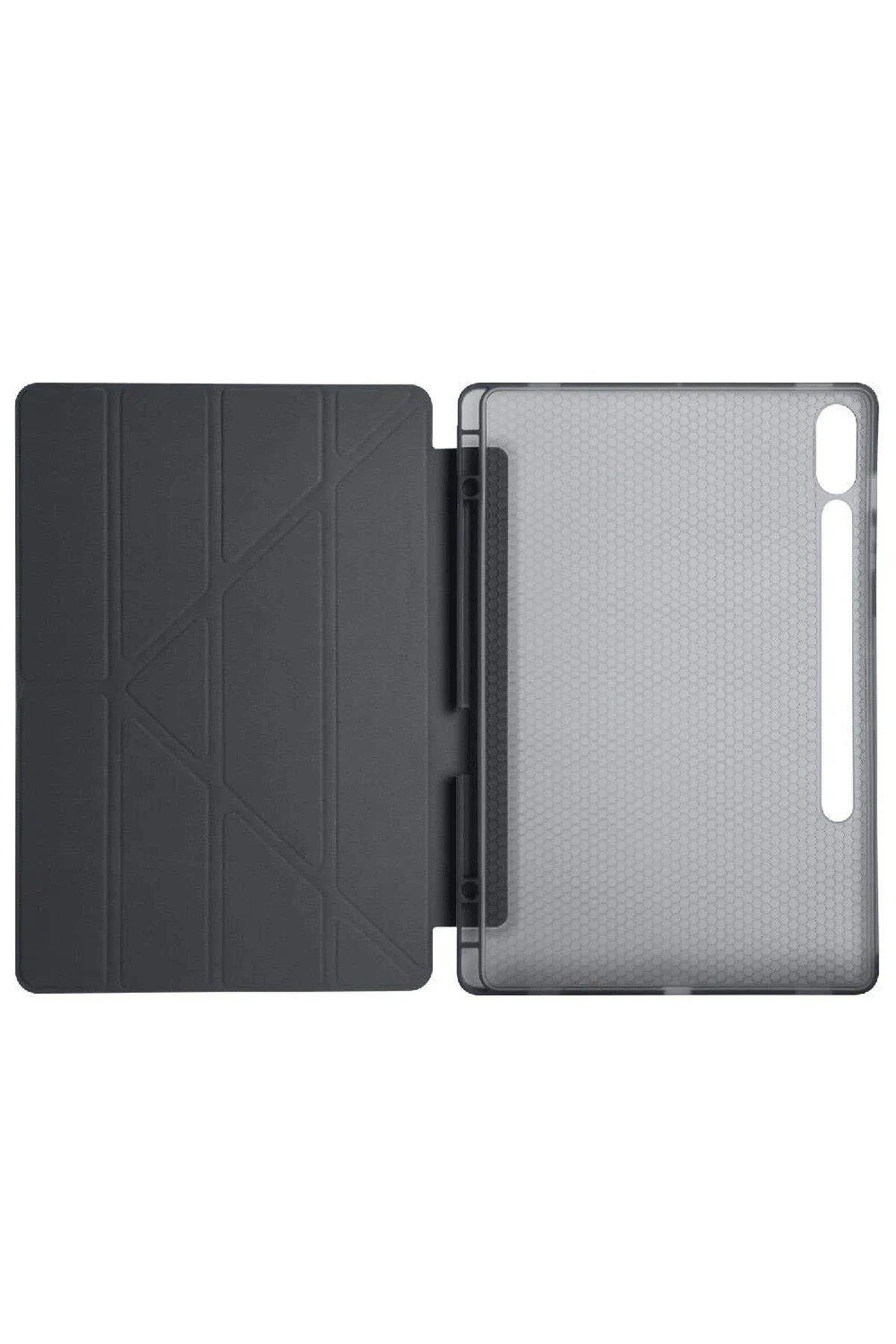 Newface Samsung Galaxy X510 Tab S9 FE 11 Kılıf Kalemlikli Mars Tablet Kılıfı - Siyah