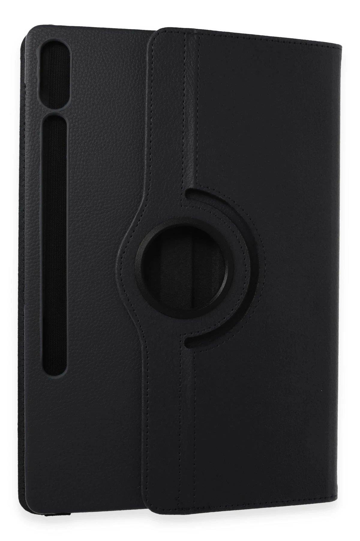 Newface Samsung Galaxy X610 Tab S9 FE Plus 12.4 Kılıf 360 Tablet Deri Kılıf - Siyah