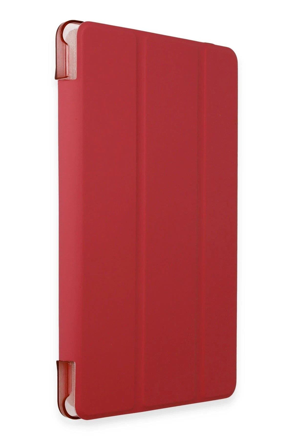 Newface Samsung Galaxy X610 Tab S9 FE Plus 12.4 Kılıf Tablet Smart Kılıf - Kırmızı