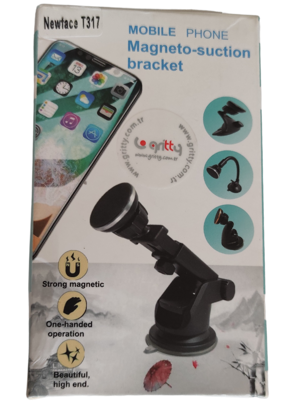 NEWFACE T317 MANYETİKLİ YAYLI ARAÇ TUTUCU 