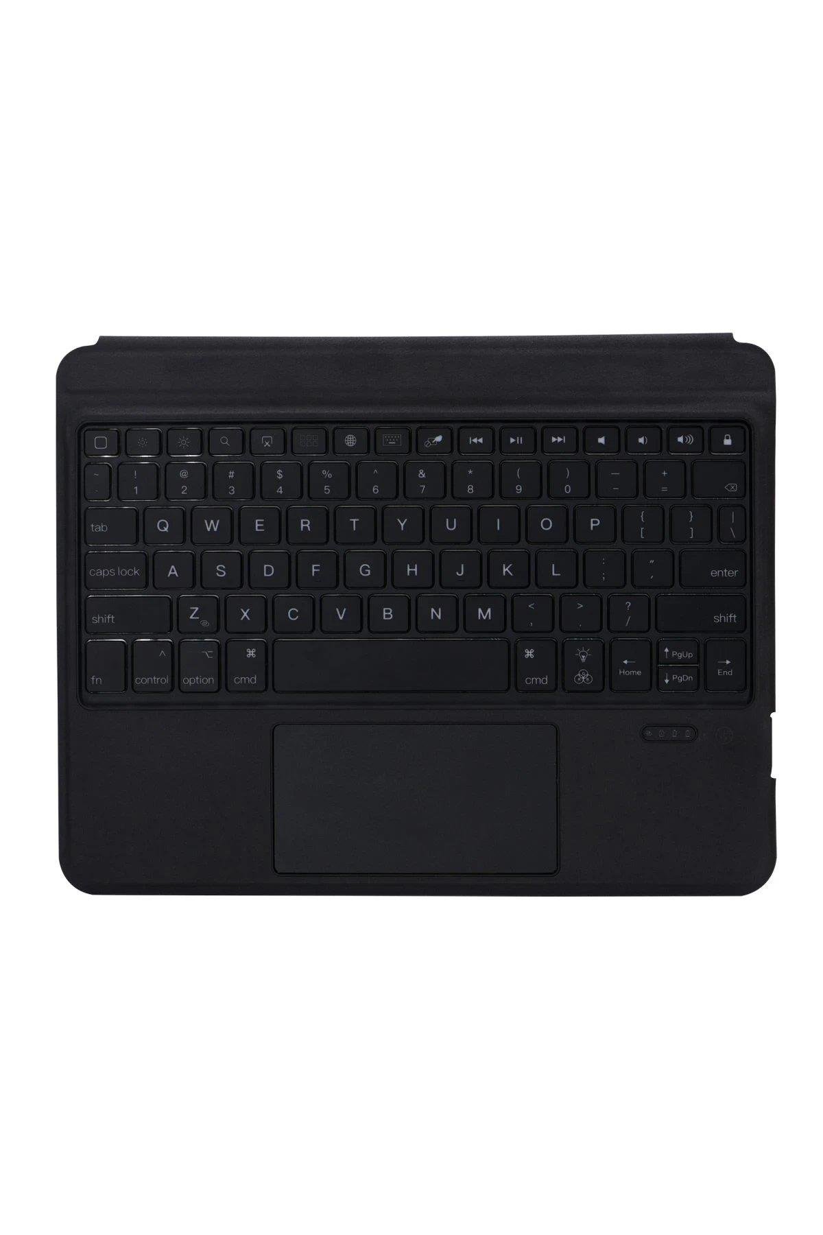 Newface T5206D iPad 10.2 (7.nesil) Kılıf İnter Ledli Klavyeli Tablet Kılıfı - Siyah