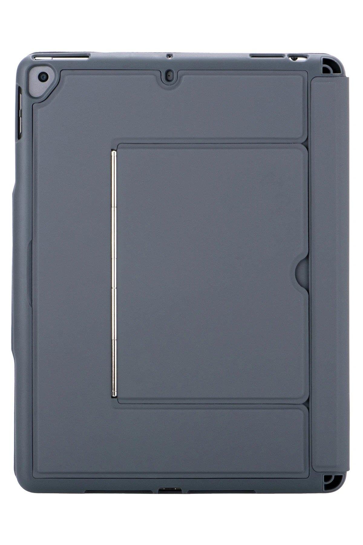 Newface T5506D iPad 10.2 (9.Nesil) Kılıf Palermo Ledli Klavyeli Standlı Tablet Kılıfı - Siyah