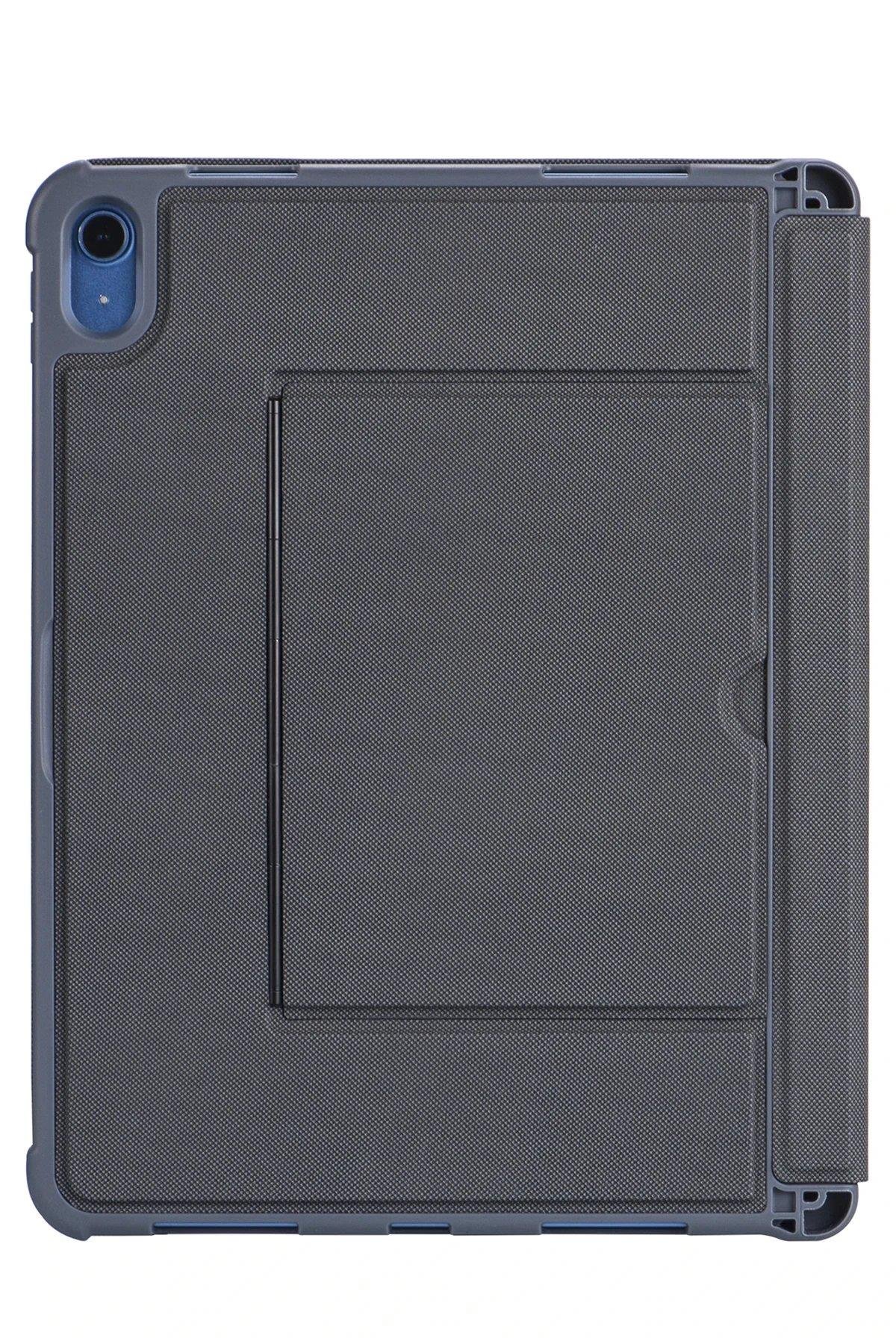 Newface T5508D iPad 2022 10.9 (10.Nesil) Kılıf Palermo Ledli Klavyeli Standlı Tablet Kılıfı - Siyah