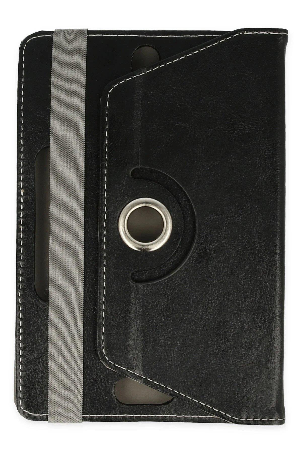 Newface Universal 7 Kılıf 360 Tablet Deri Kılıf - Siyah