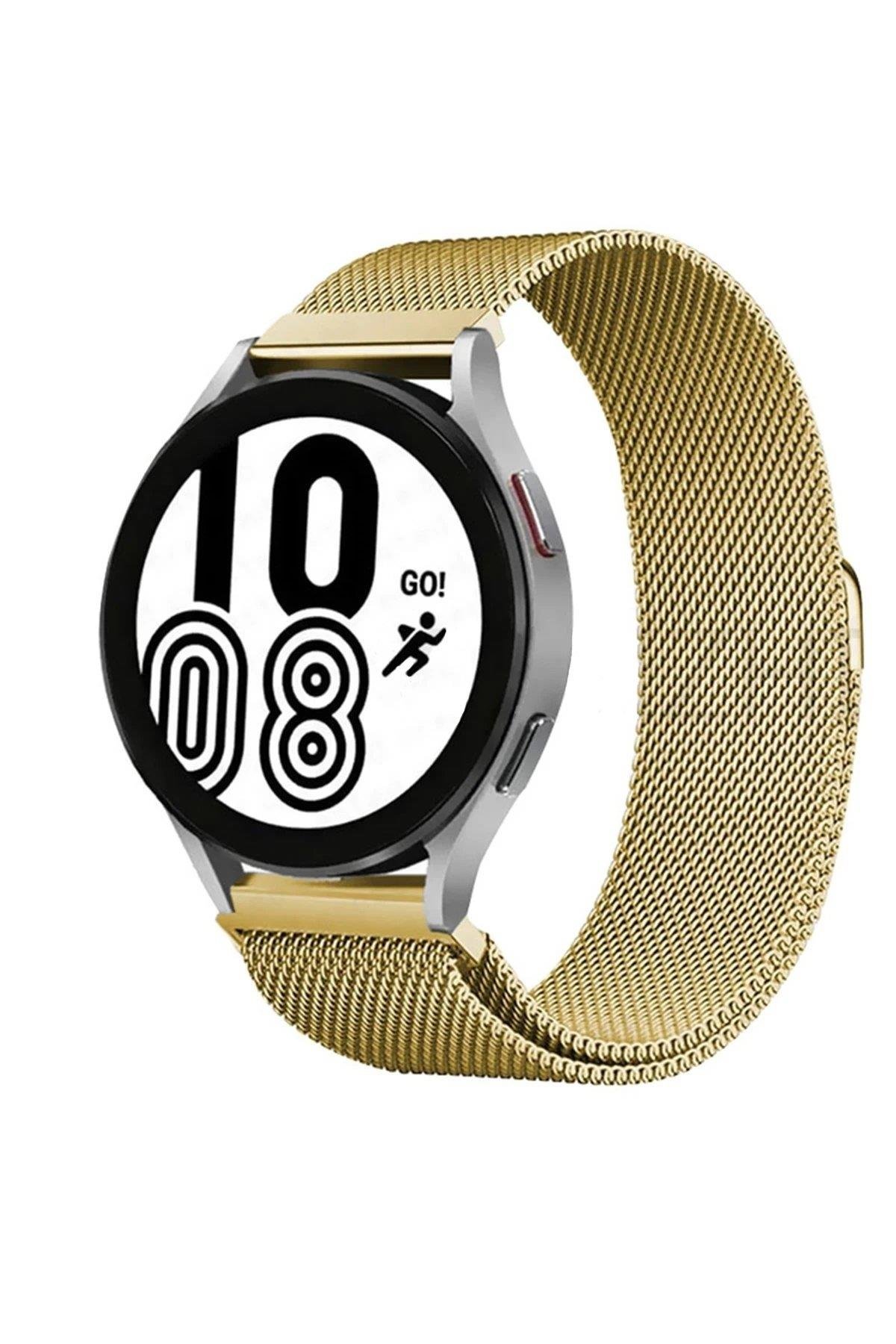 Newface Watch 22mm Metal Mıknatıslı Kordon - Gold