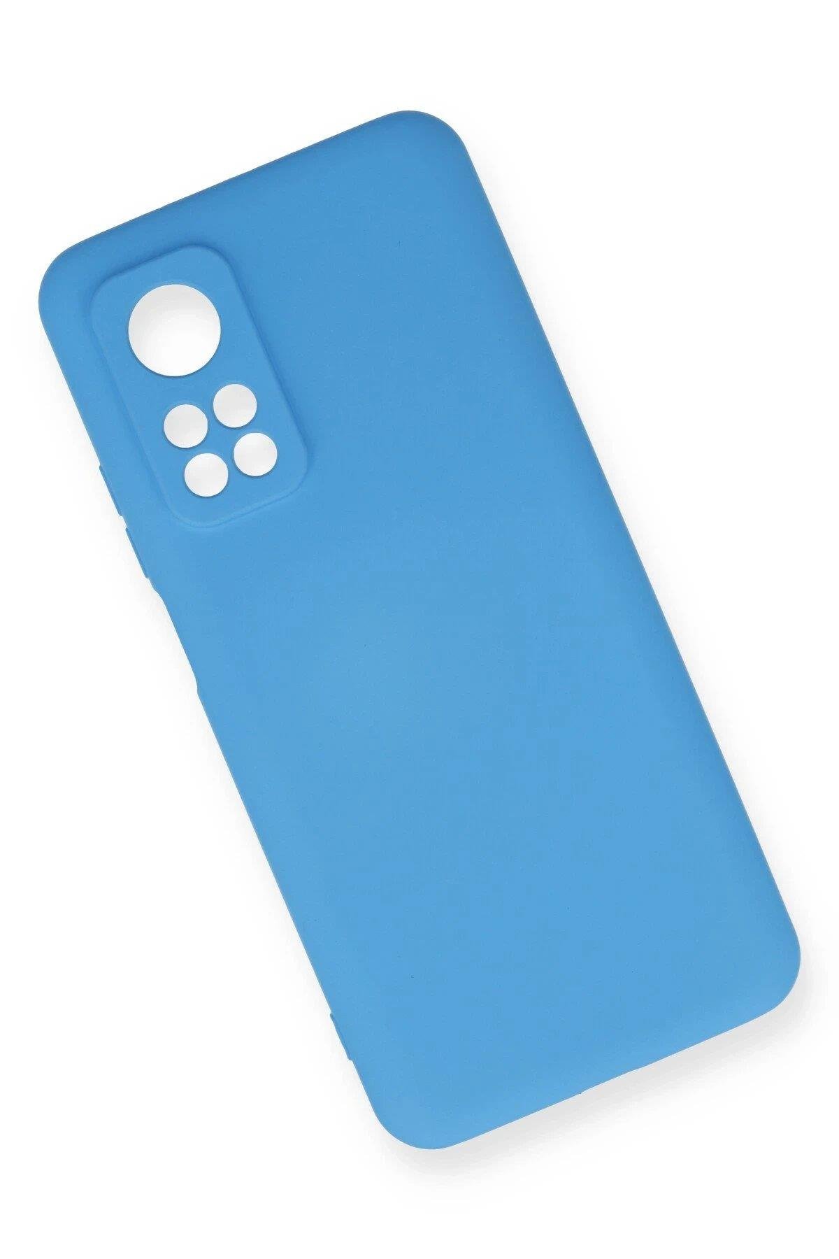 Newface Xiaomi Mi 10T Kılıf Nano içi Kadife Silikon - Mavi