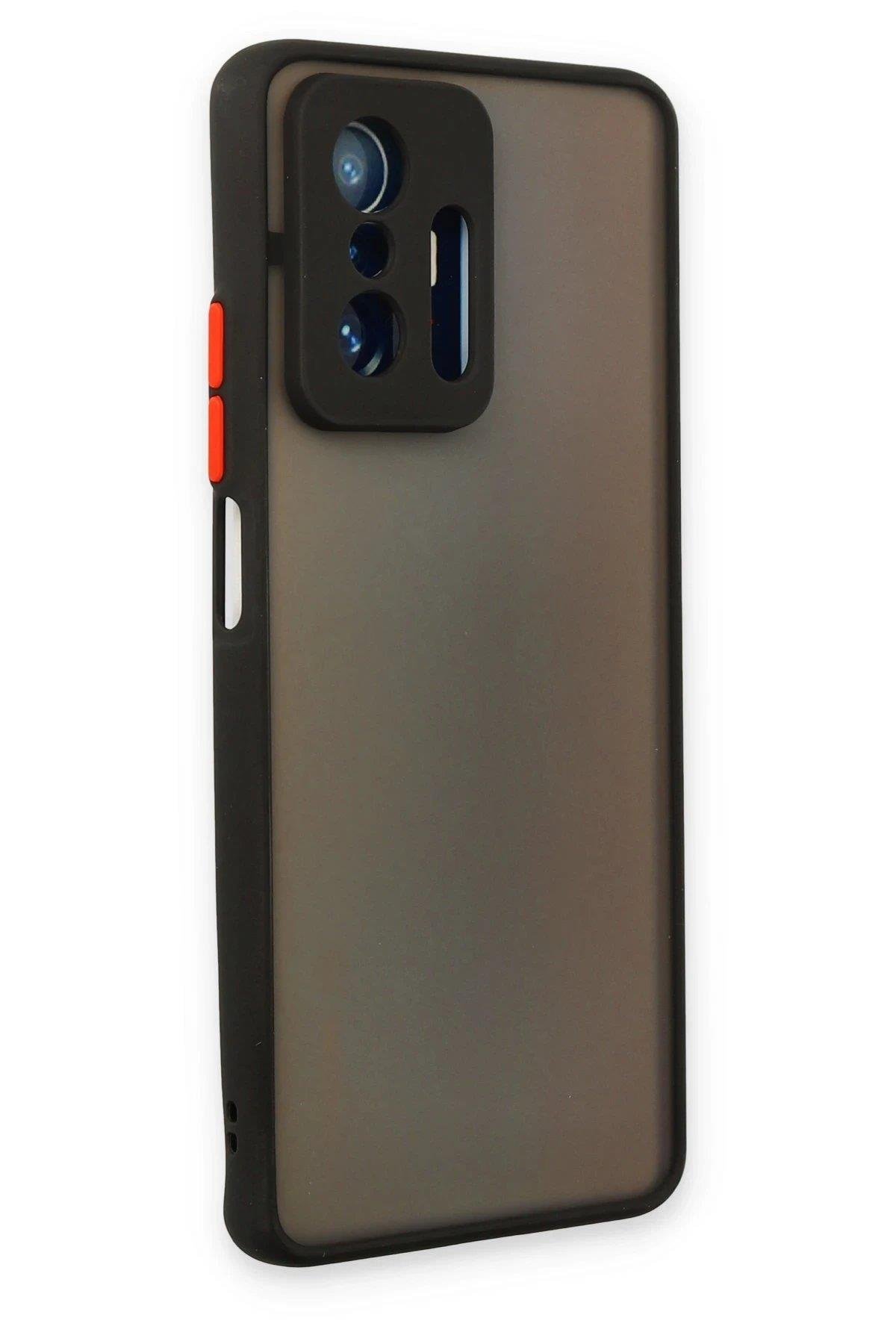 Newface Xiaomi Mi 11T Pro Kılıf Montreal Silikon Kapak - Siyah