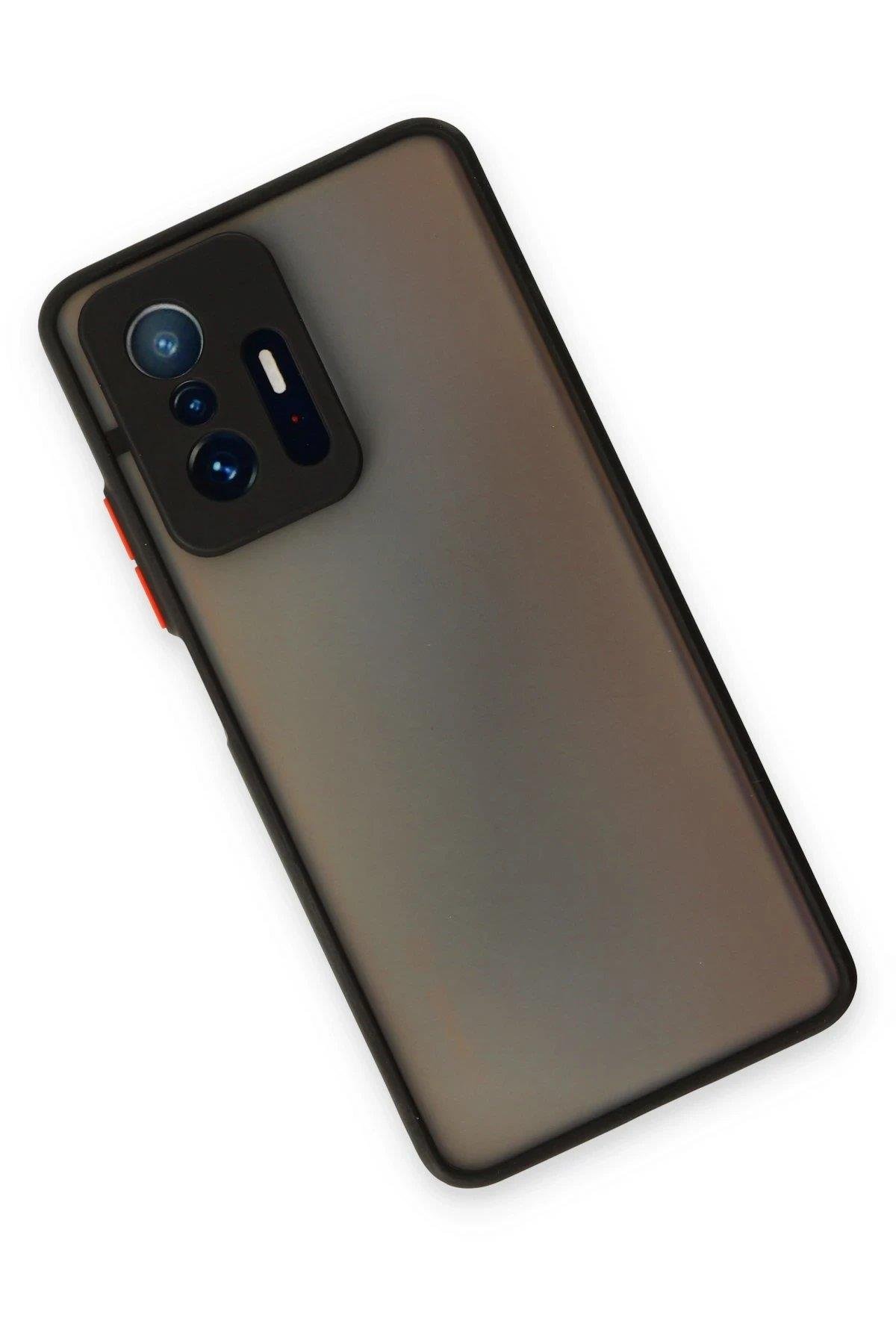 Newface Xiaomi Mi 11T Pro Kılıf Montreal Silikon Kapak - Siyah