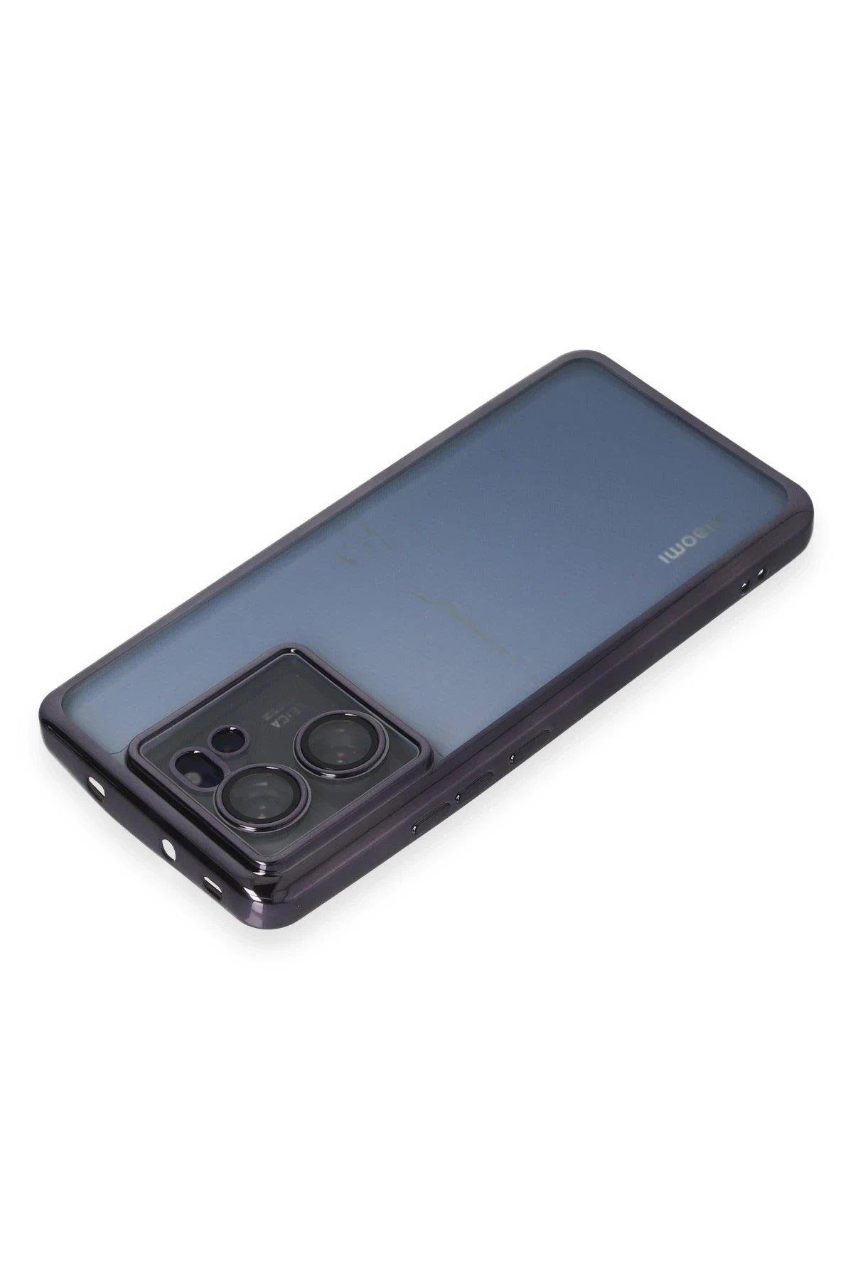 Newface Xiaomi Mi 13T Kılıf Razer Lensli Silikon - Mor