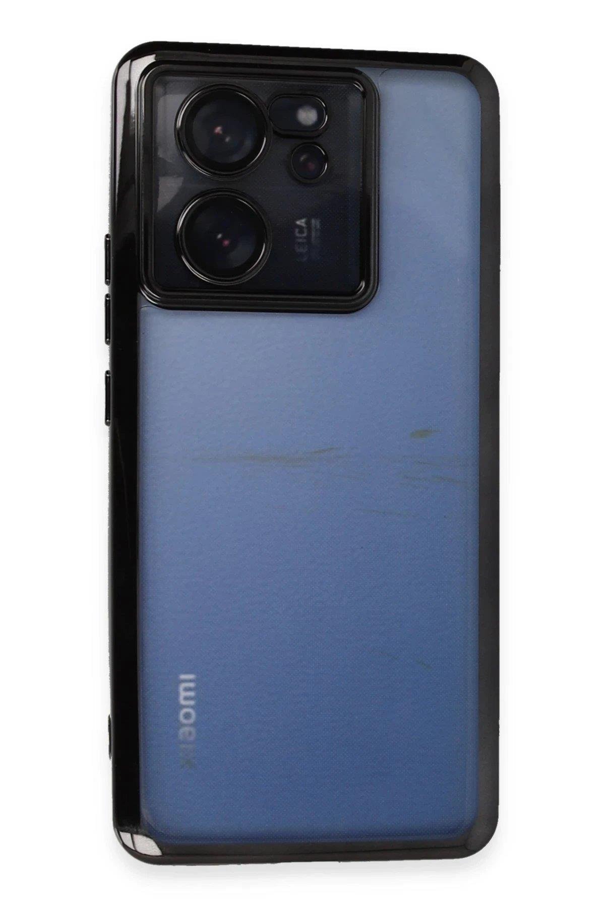 Newface Xiaomi Mi 13T Kılıf Razer Lensli Silikon - Siyah