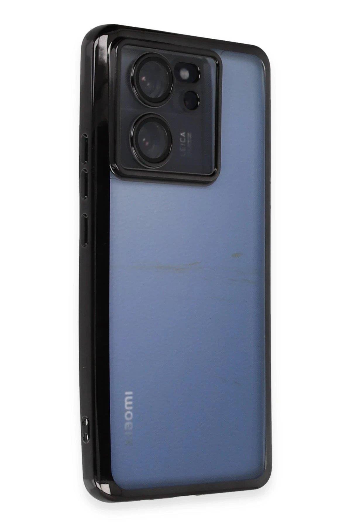 Newface Xiaomi Mi 13T Kılıf Razer Lensli Silikon - Siyah