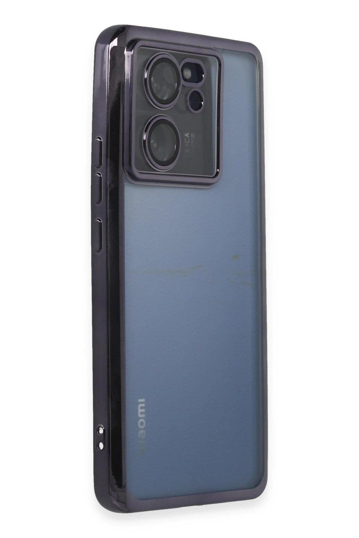 Newface Xiaomi Mi 13T Kılıf Razer Lensli Silikon - Mor