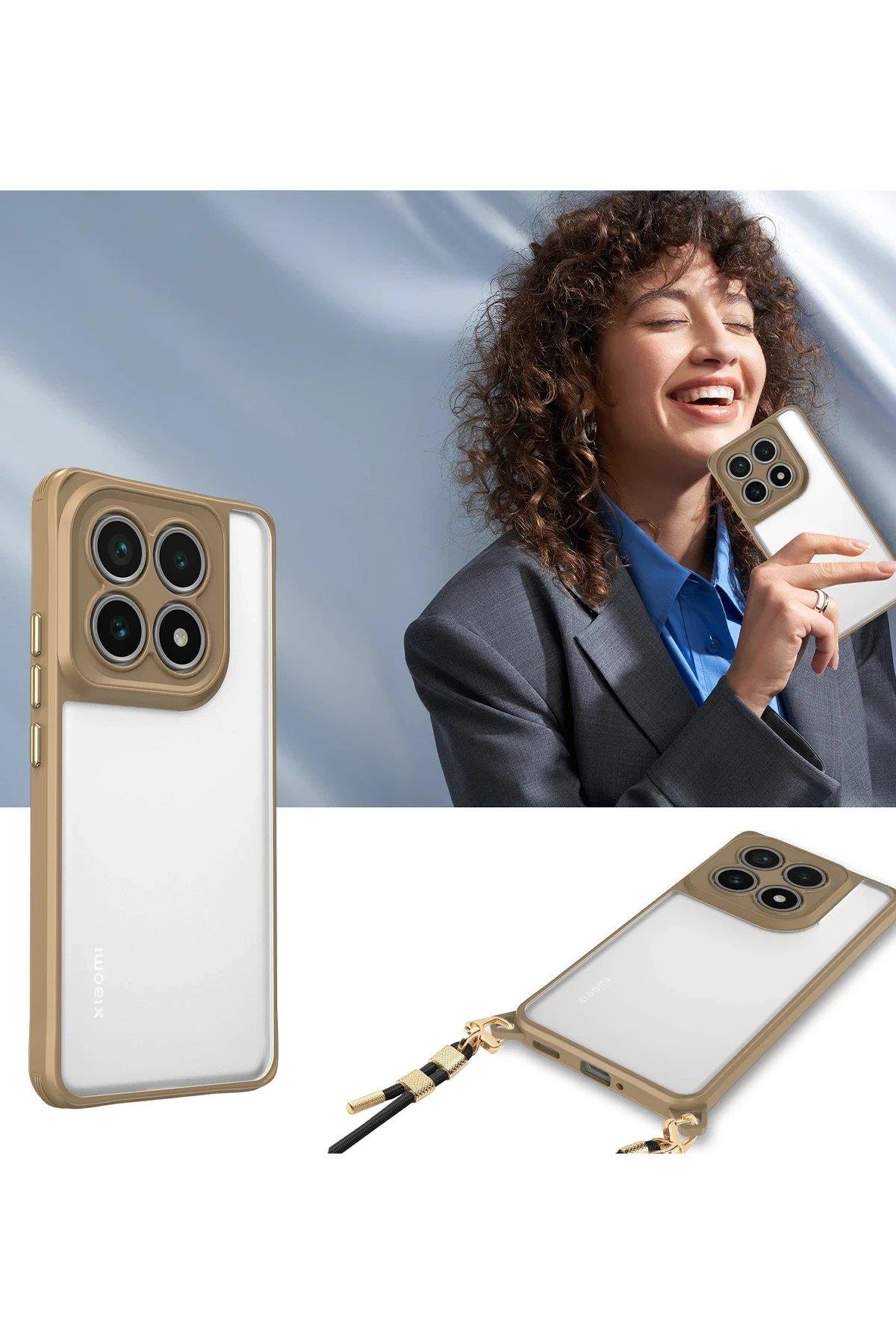 Newface Xiaomi Mi 14T Pro Kılıf Penta Silikon Kılıf - Titan Gri