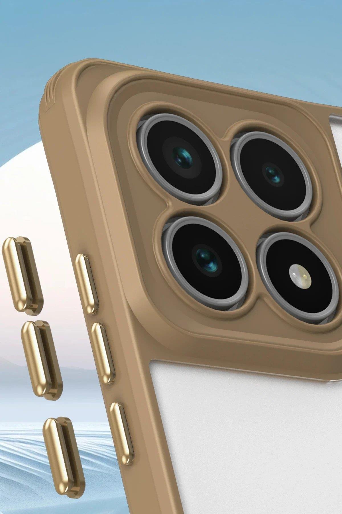 Newface Xiaomi Mi 14T Pro Kılıf Penta Silikon Kılıf - Titan Gri