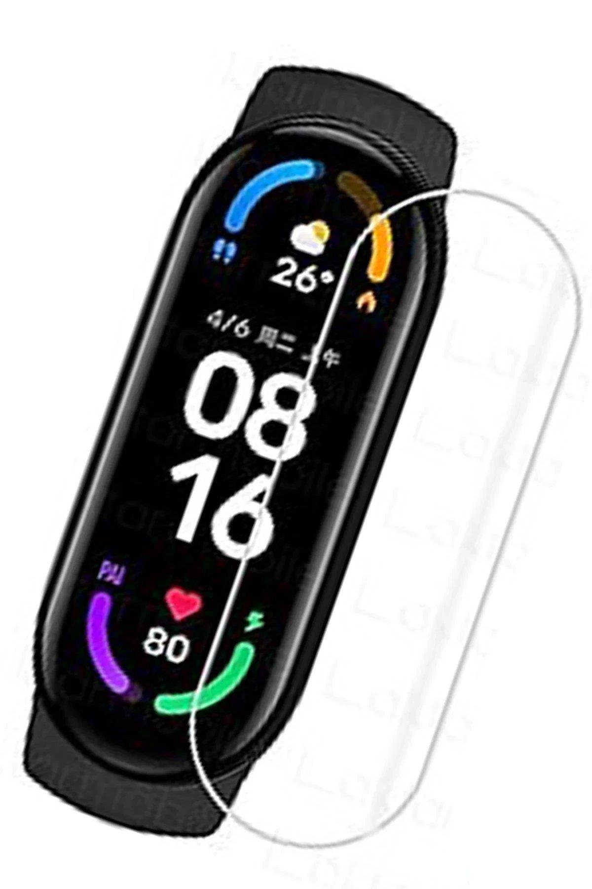 Newface Xiaomi Mi Band 6 Polymer Nano Ekran Koruyucu - Şeffaf