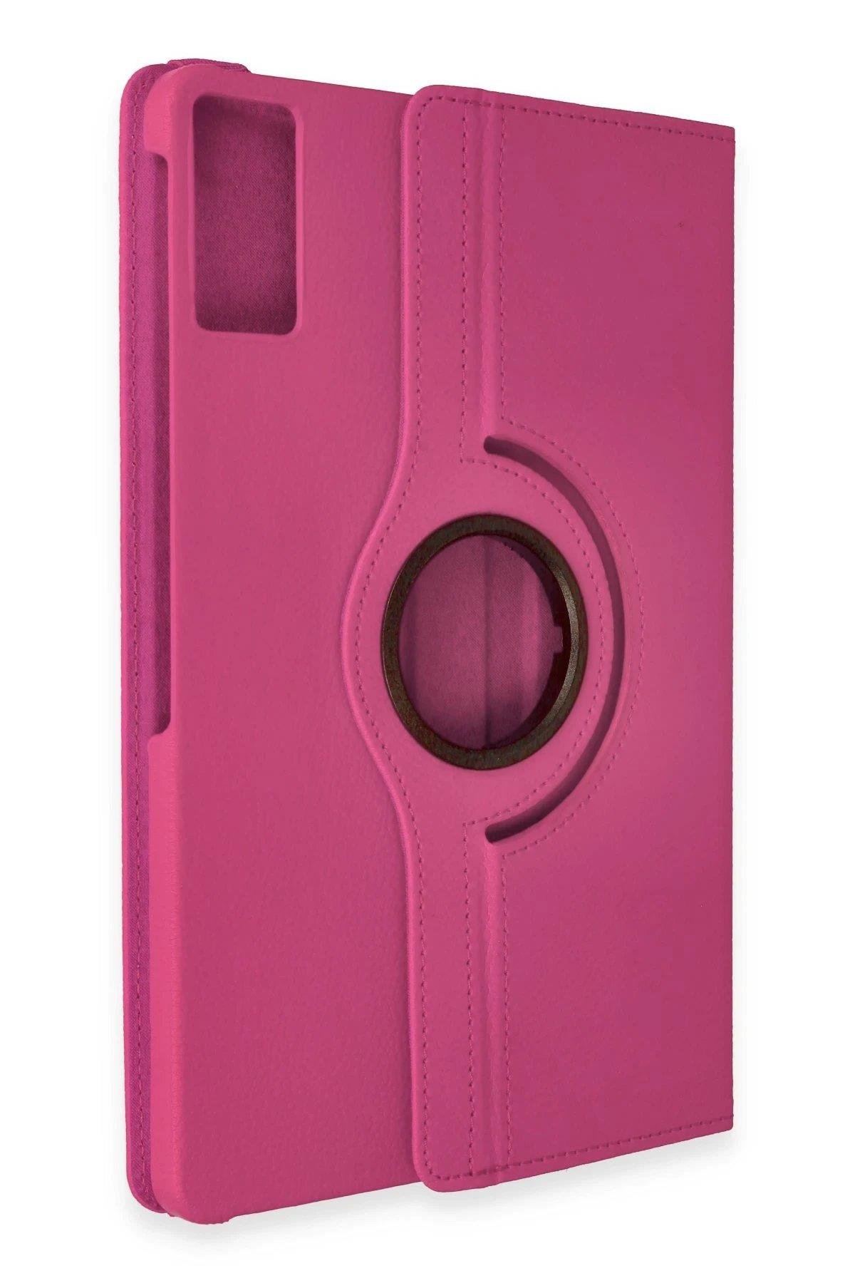 Newface Xiaomi Pad 6 Kılıf 360 Tablet Deri Kılıf - Pembe