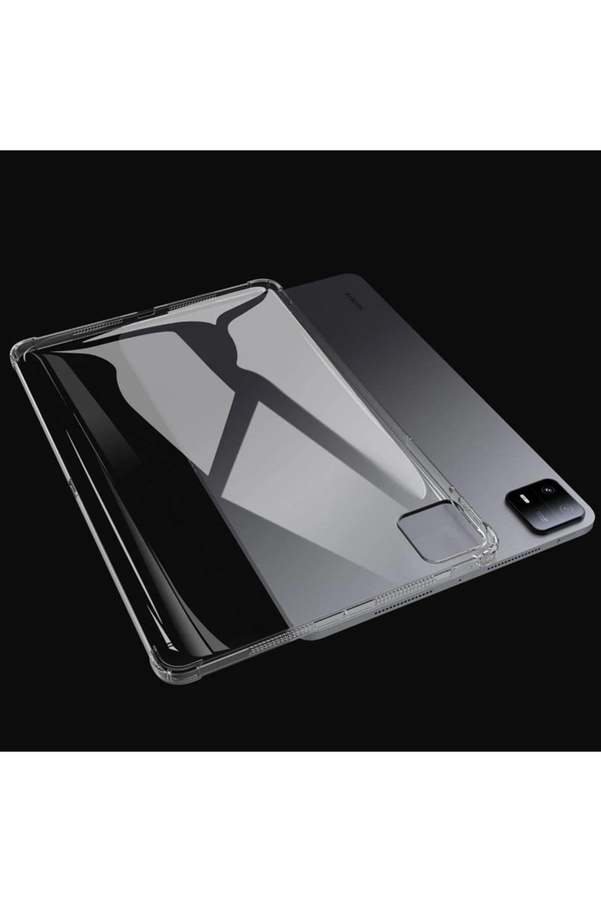 Newface Xiaomi Pad 6 Kılıf Anti Şeffaf Tablet Silikon - Şeffaf