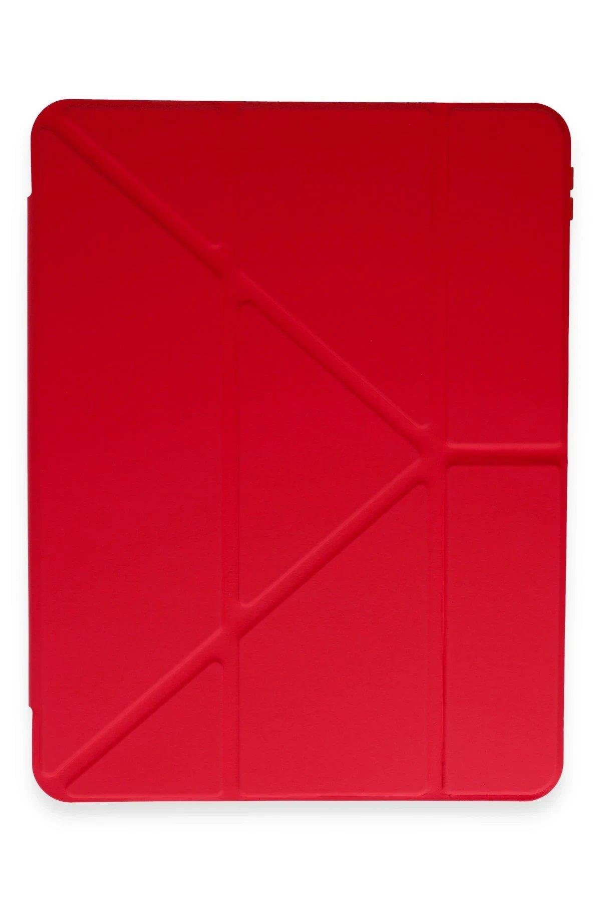 Newface Xiaomi Pad 6 Kılıf Kalemlikli Mars Tablet Kılıfı - Kırmızı