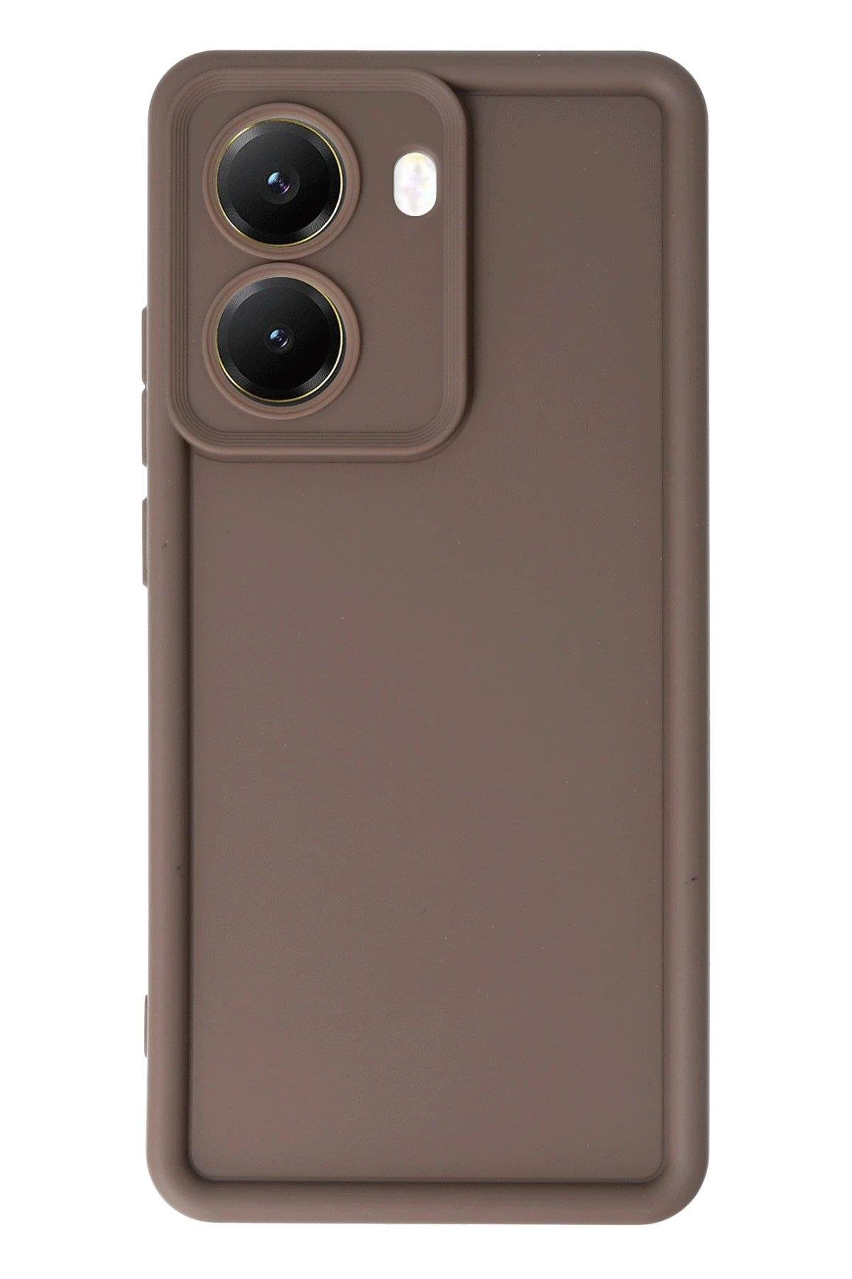 Newface Xiaomi Poco X7 Pro Viera Silikon - Kahverengi