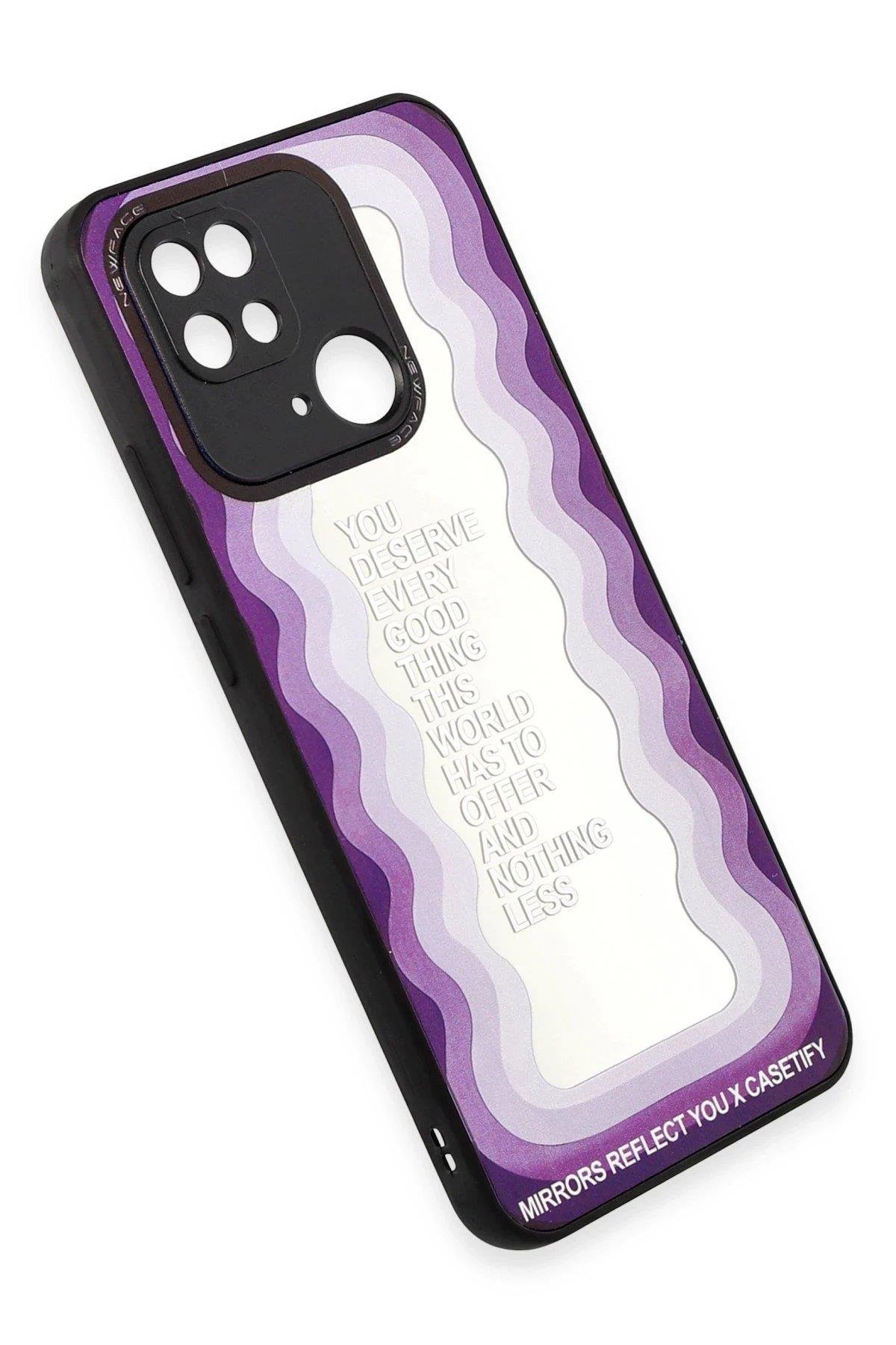 Newface Xiaomi Redmi 10C Kılıf Mirror Desenli Kapak - Mirror - 5