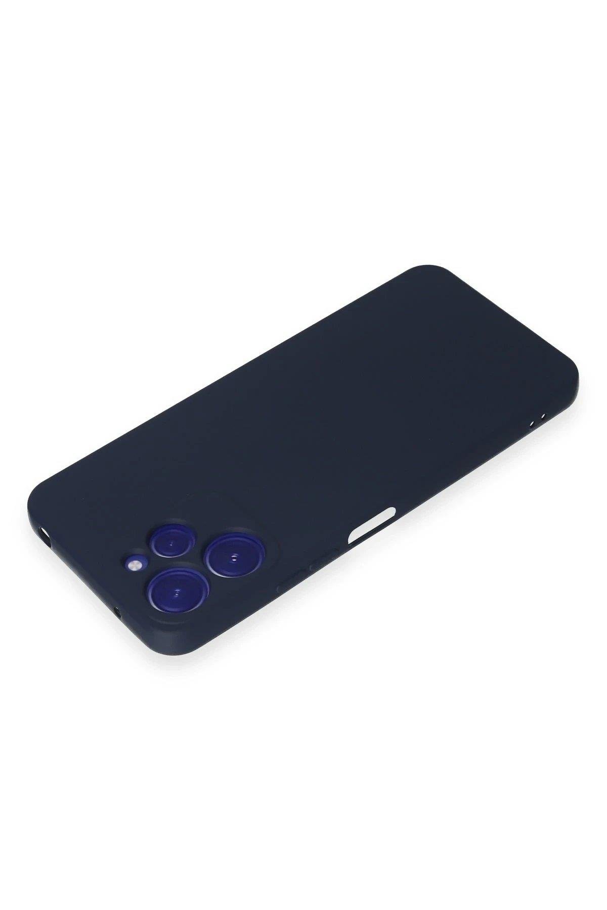 Newface Xiaomi Redmi 12 Kılıf Nano içi Kadife Silikon - Lacivert