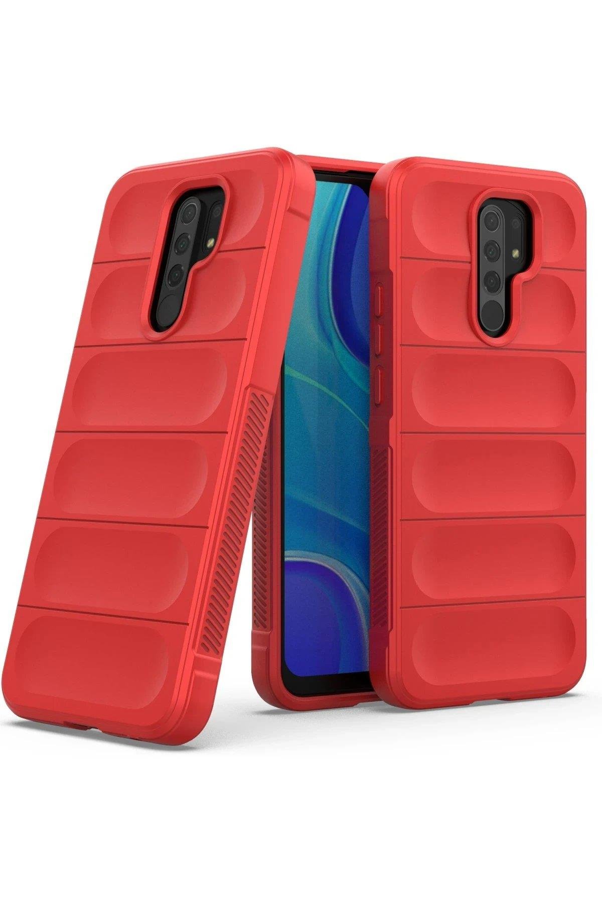 Newface Xiaomi Redmi 9 Kılıf Optimum Silikon - Kırmızı