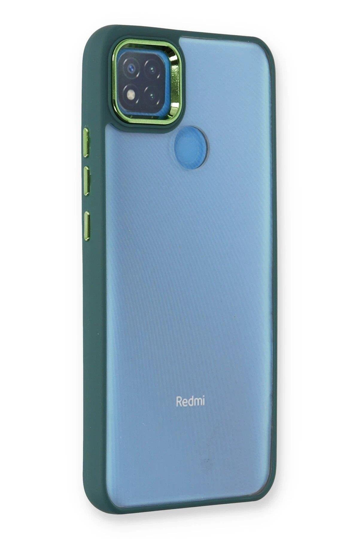 Newface Xiaomi Redmi 9C Kılıf Dora Kapak - Haki Yeşil
