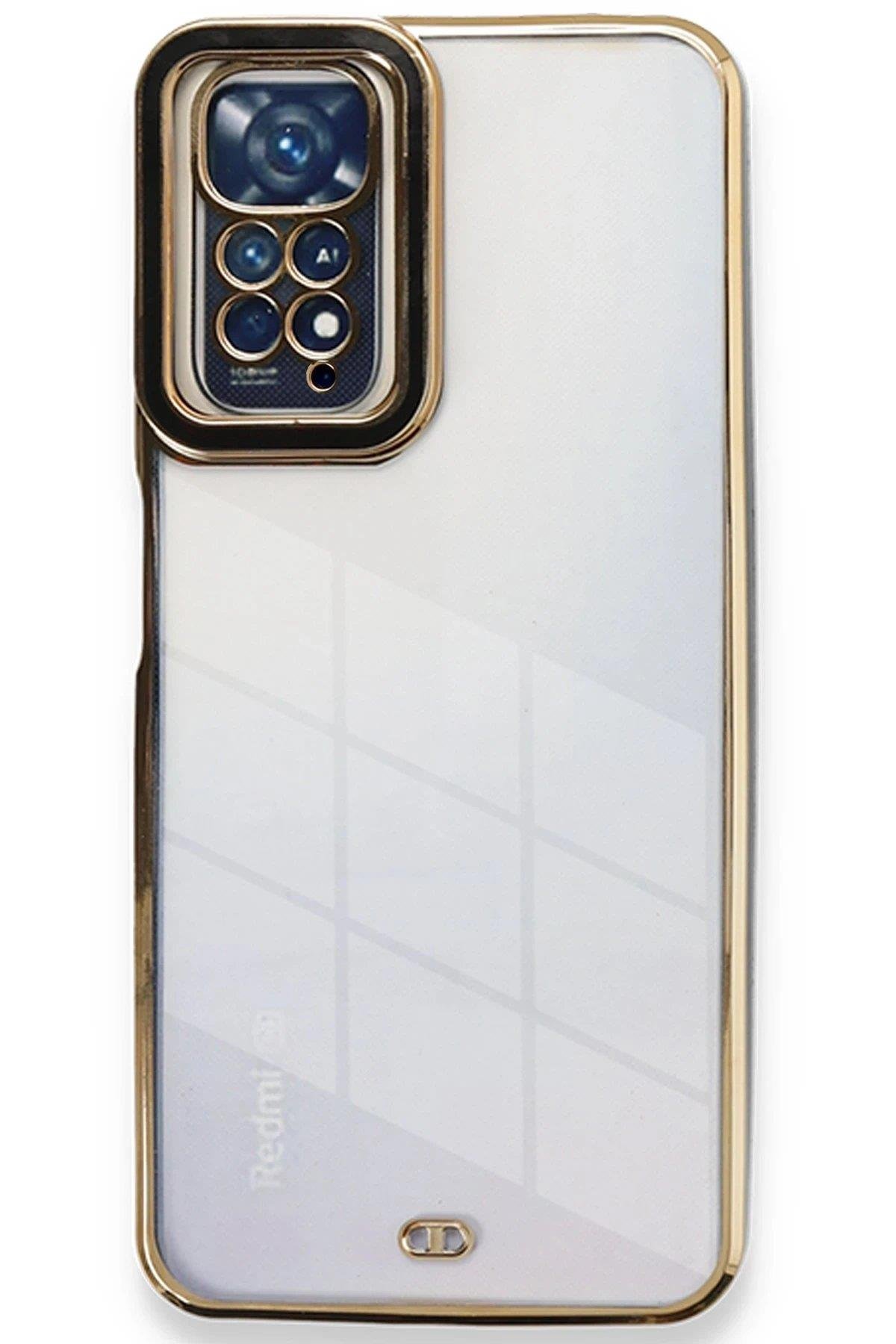 Newface Xiaomi Redmi Note 11 Pro Kılıf Liva Lens Silikon - Siyah