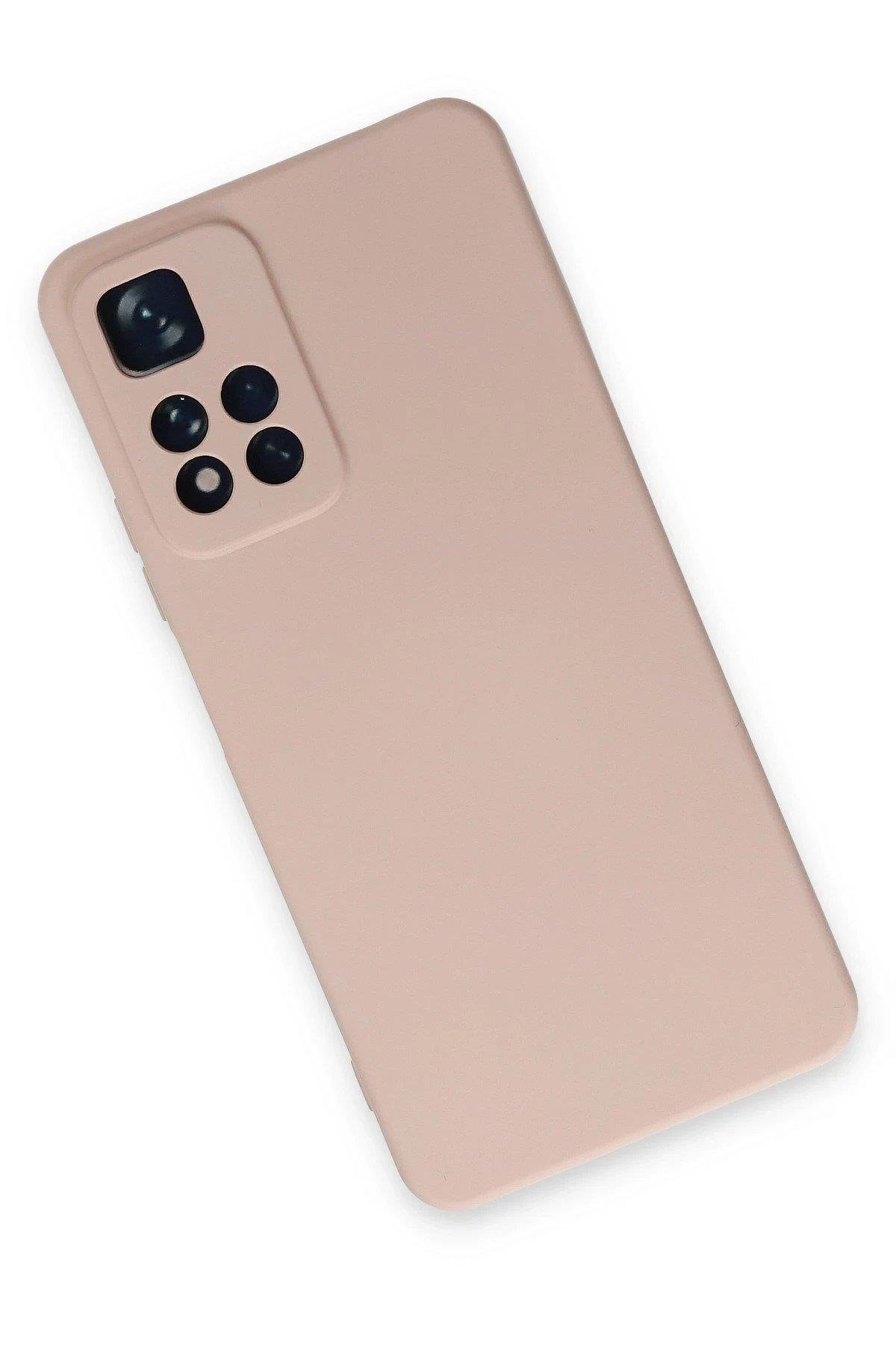 Newface Xiaomi Redmi Note 11 Pro Plus 5G Kılıf Nano içi Kadife Silikon - Pudra