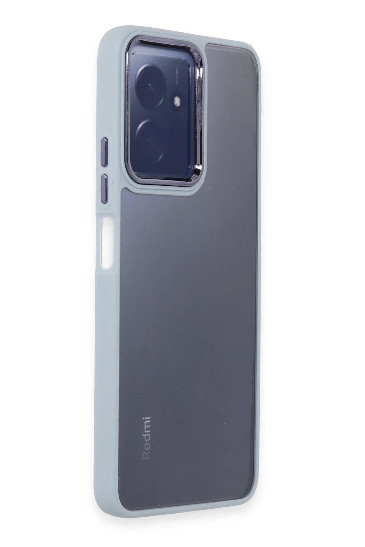 Newface Xiaomi Redmi Note 12 4G Kılıf Dora Kapak - Sierra Blue