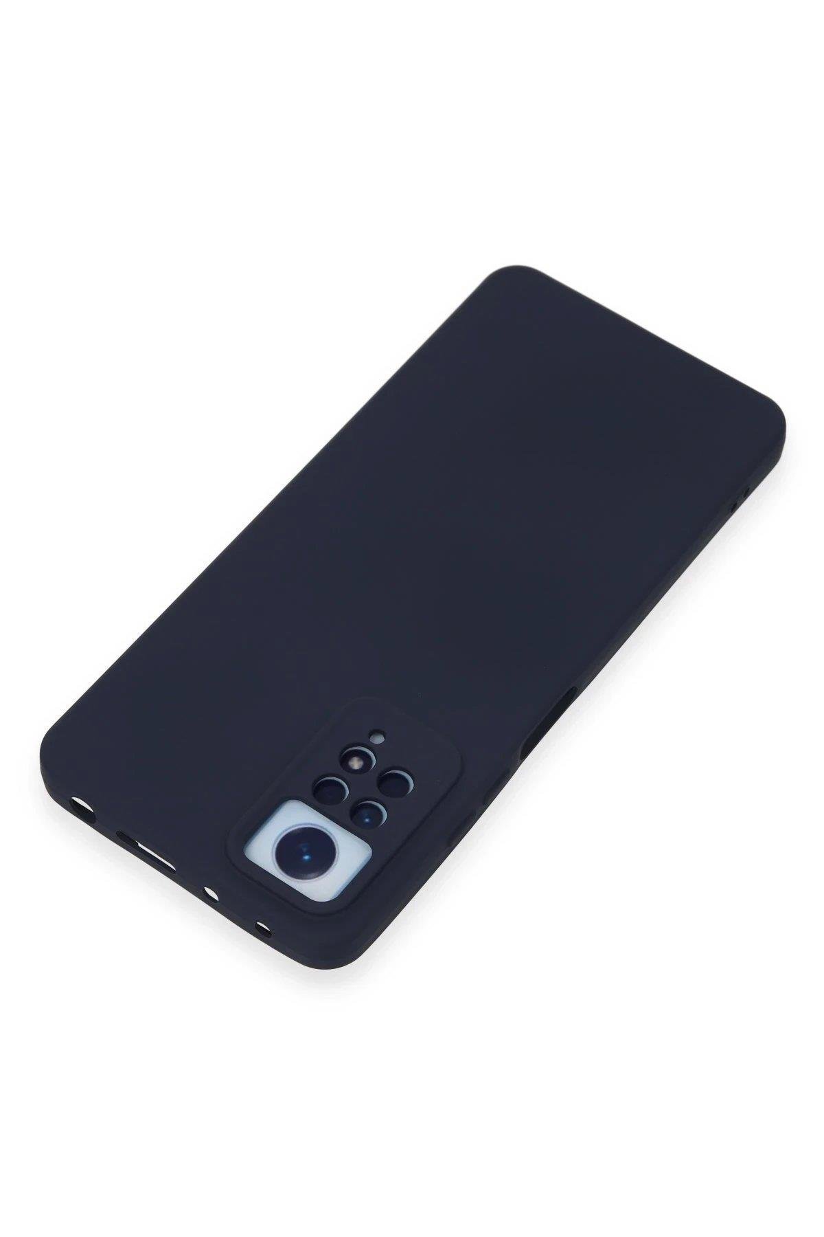 Newface Xiaomi Redmi Note 12 Pro 4G Kılıf Nano içi Kadife Silikon - Lacivert