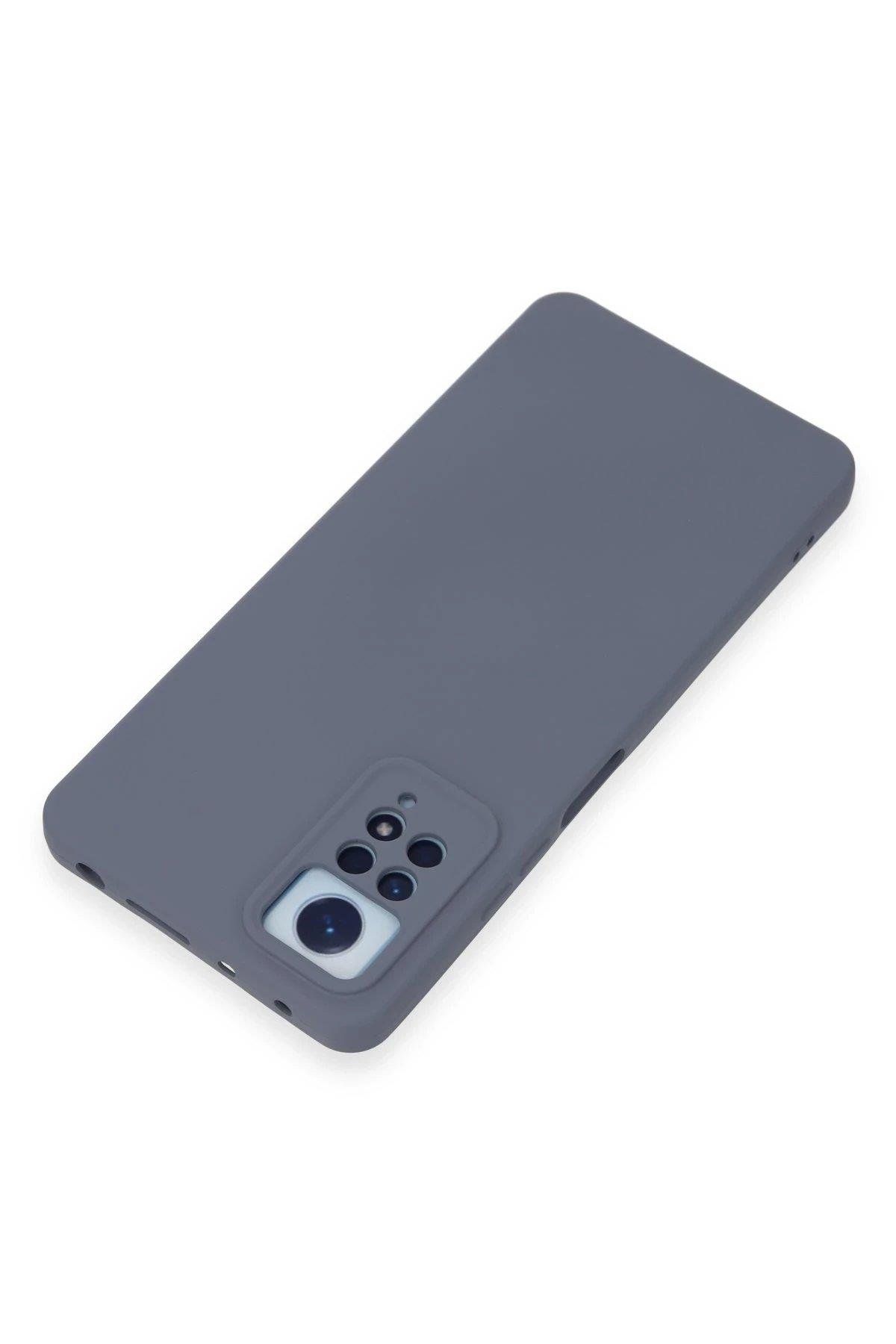 Newface Xiaomi Redmi Note 12 Pro 4G Kılıf Nano içi Kadife Silikon - Gri