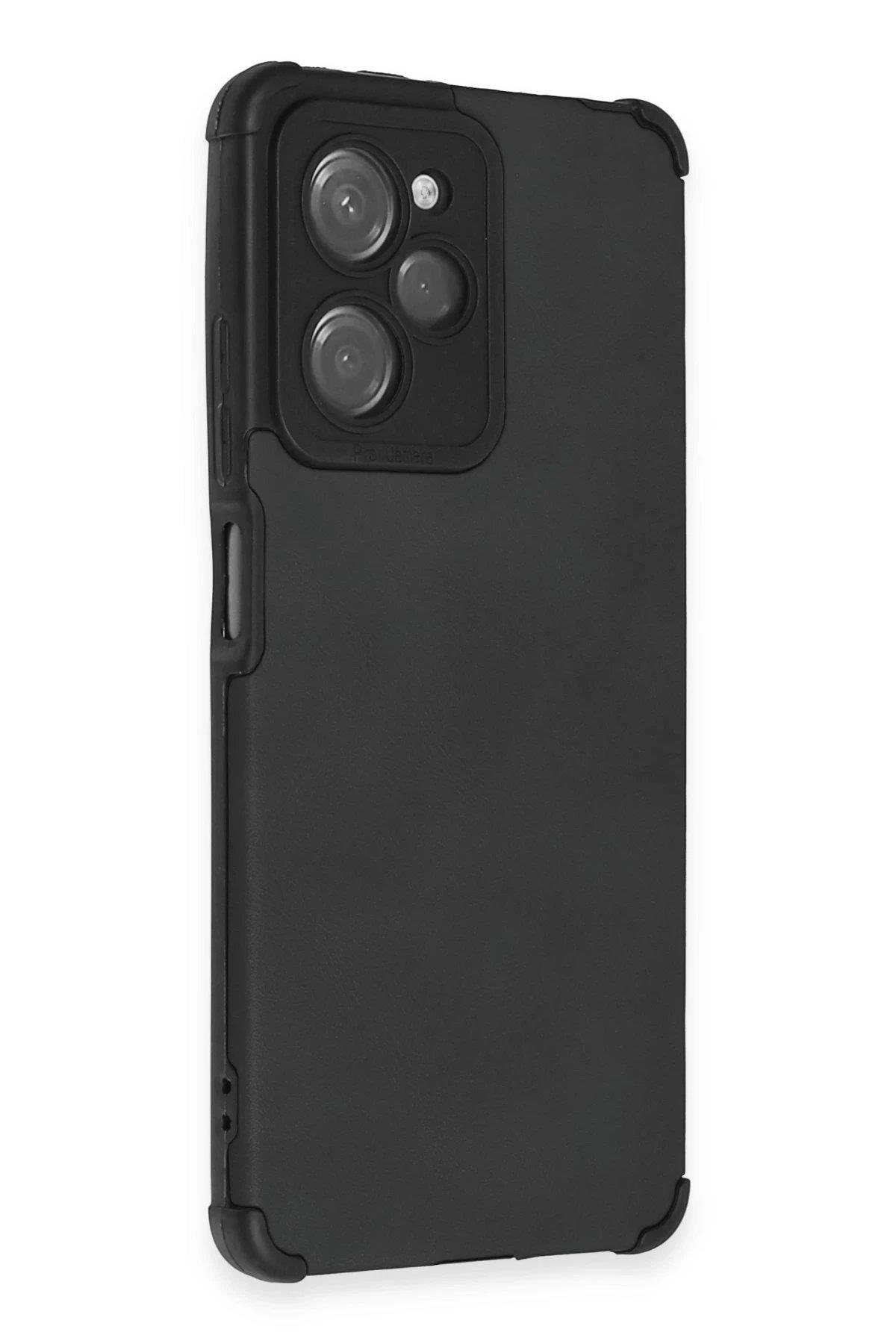 Newface Xiaomi Redmi Note 12 Pro 5G Kılıf Loop Deri Silikon - Siyah