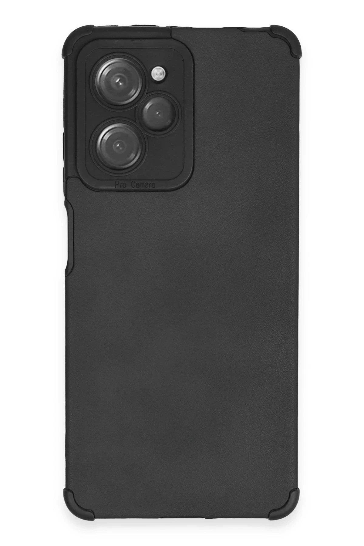 Newface Xiaomi Redmi Note 12 Pro 5G Kılıf Loop Deri Silikon - Siyah