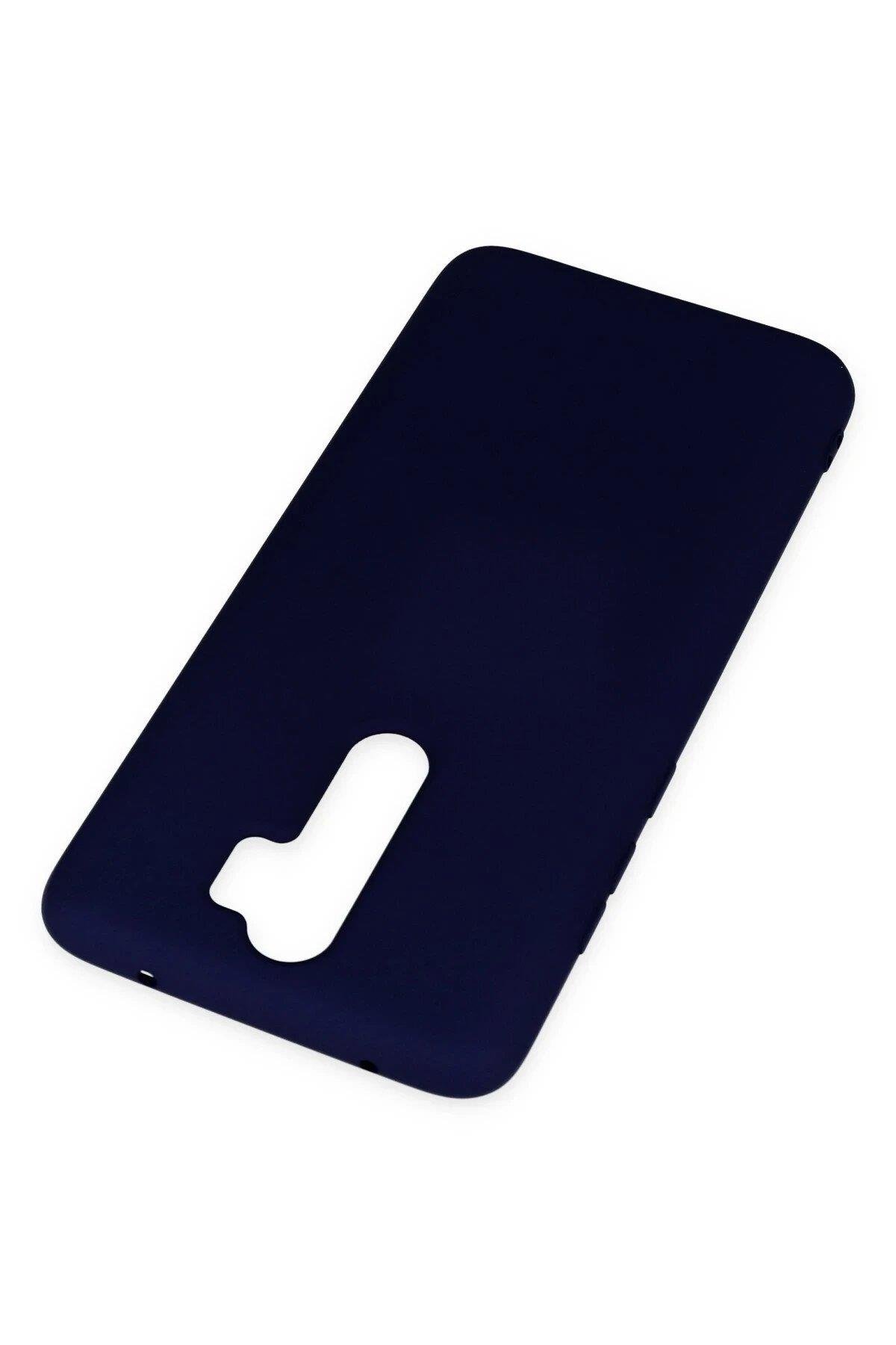 Newface Xiaomi Redmi Note 8 Pro Kılıf Nano içi Kadife Silikon - Lacivert